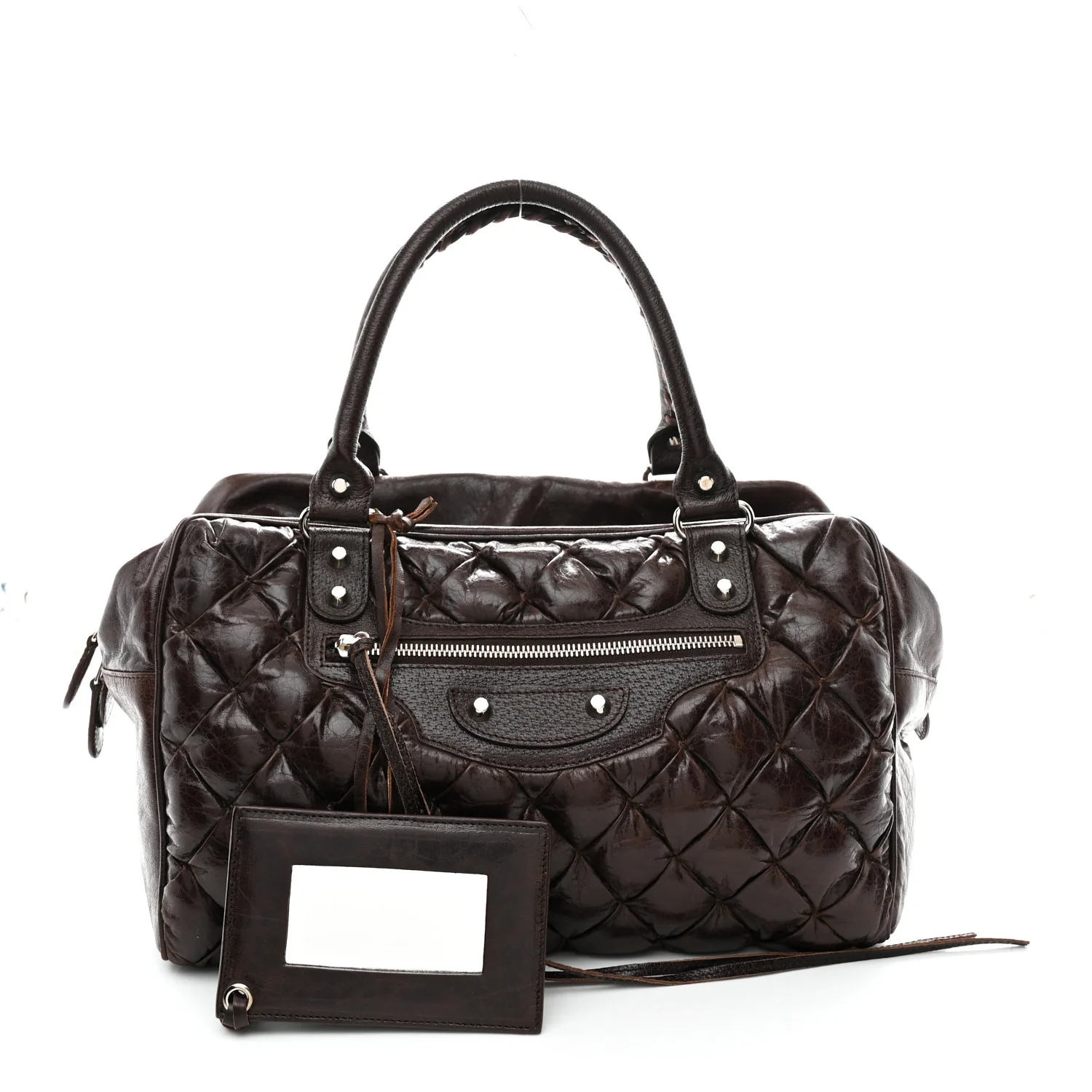 Chevre Quilted Matelasse MM Sienna - Image 4