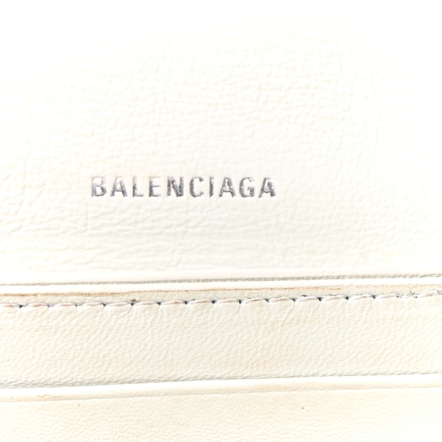Crushed Calfskin Quilted XS Crush Chain Bag Optic White - Image 6