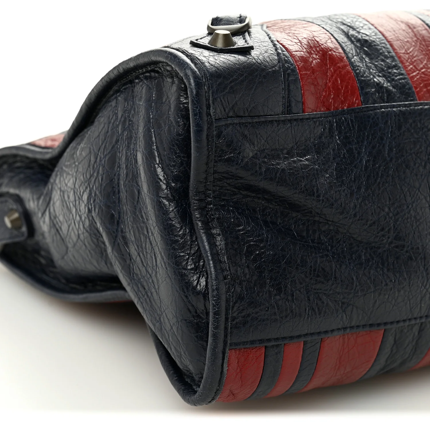 Cuir Arena Striped Classic Hardware City Bleu Nuit Rouge - Image 10