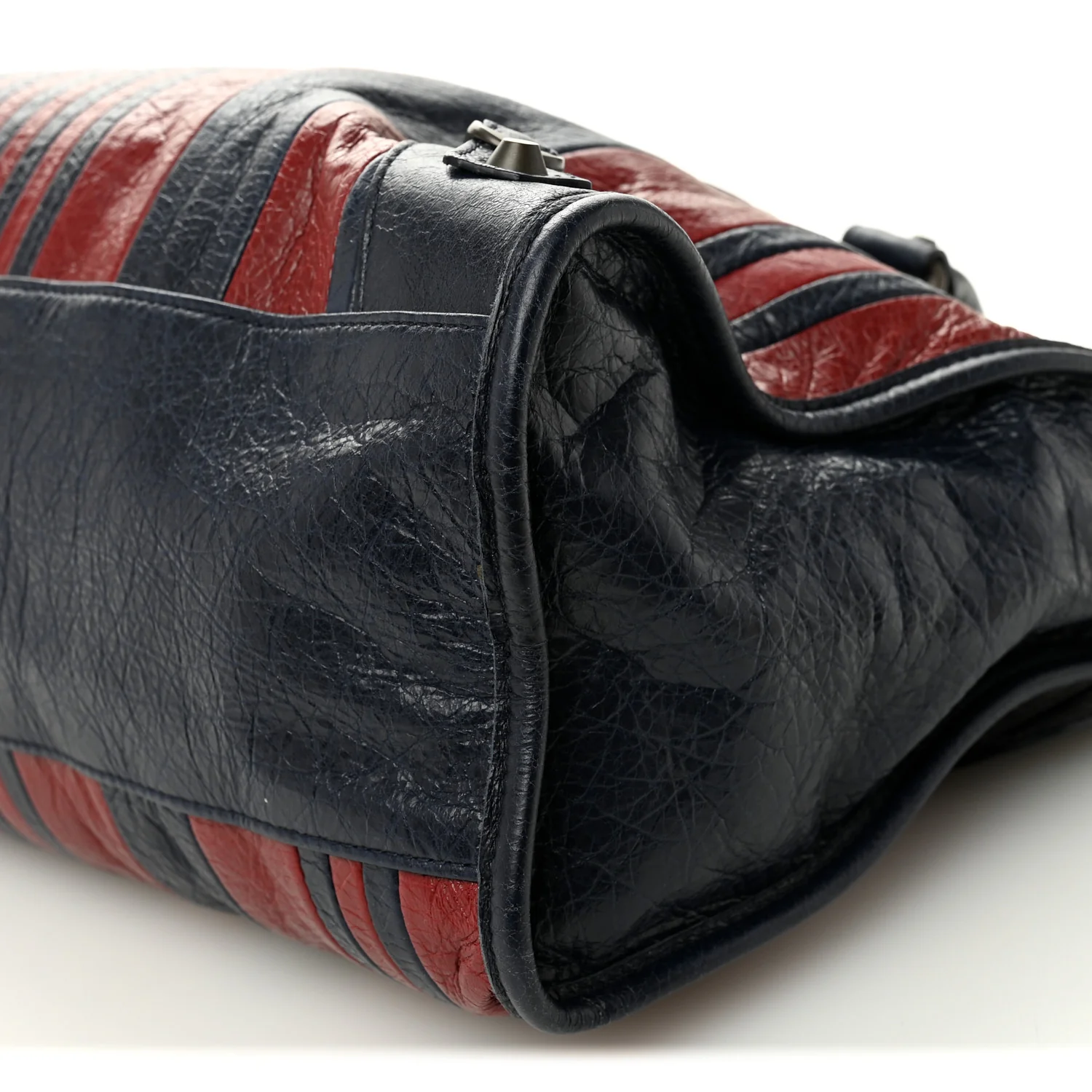 Cuir Arena Striped Classic Hardware City Bleu Nuit Rouge - Image 11