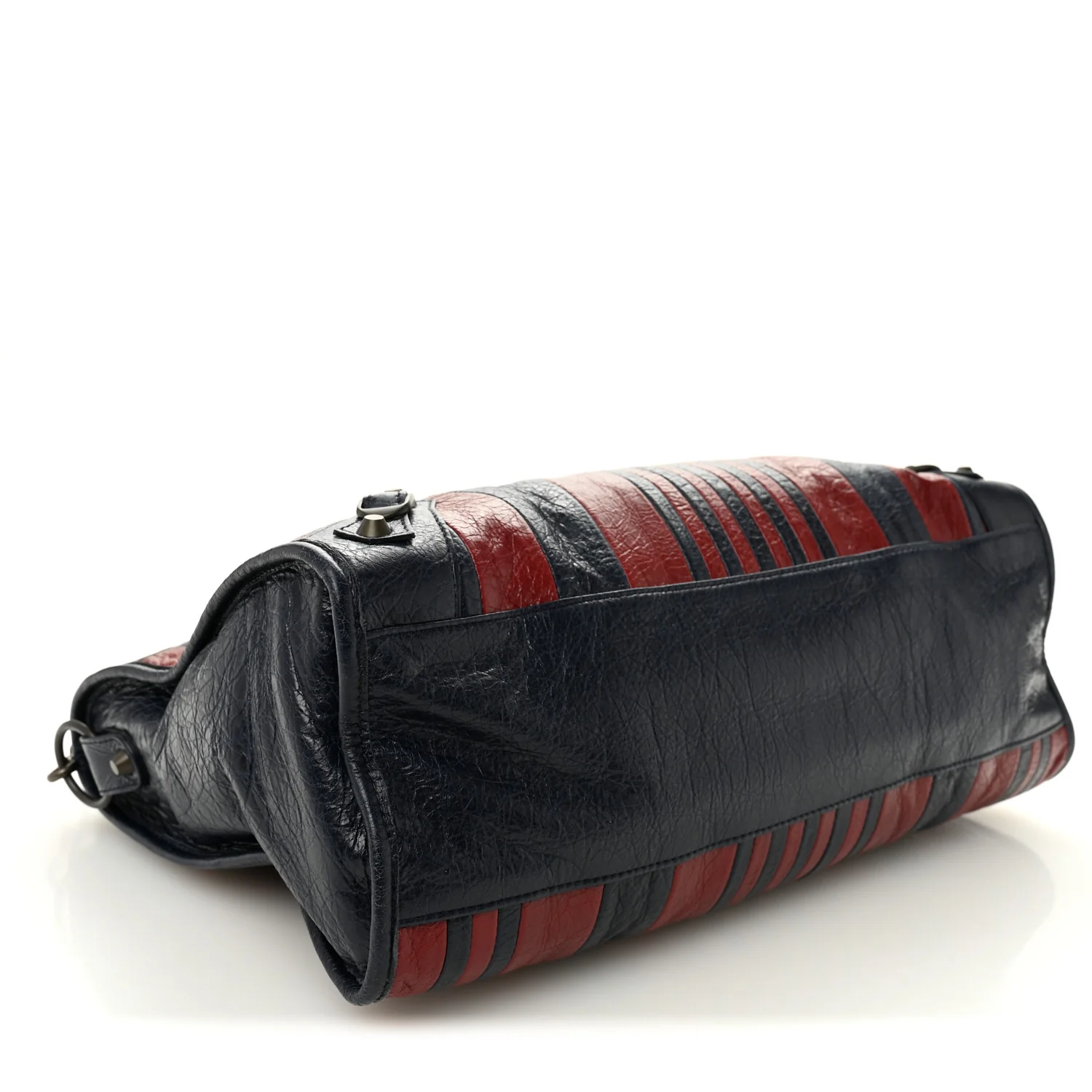 Cuir Arena Striped Classic Hardware City Bleu Nuit Rouge - Image 5