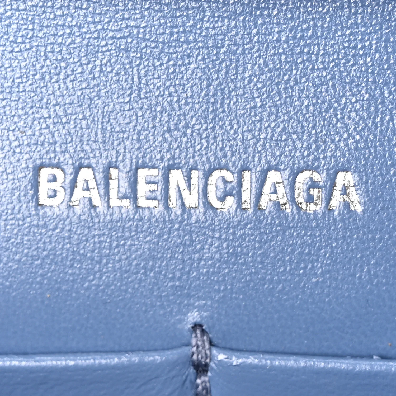 Denim BB Monogram Hourglass Chain Bag Blue - Image 6
