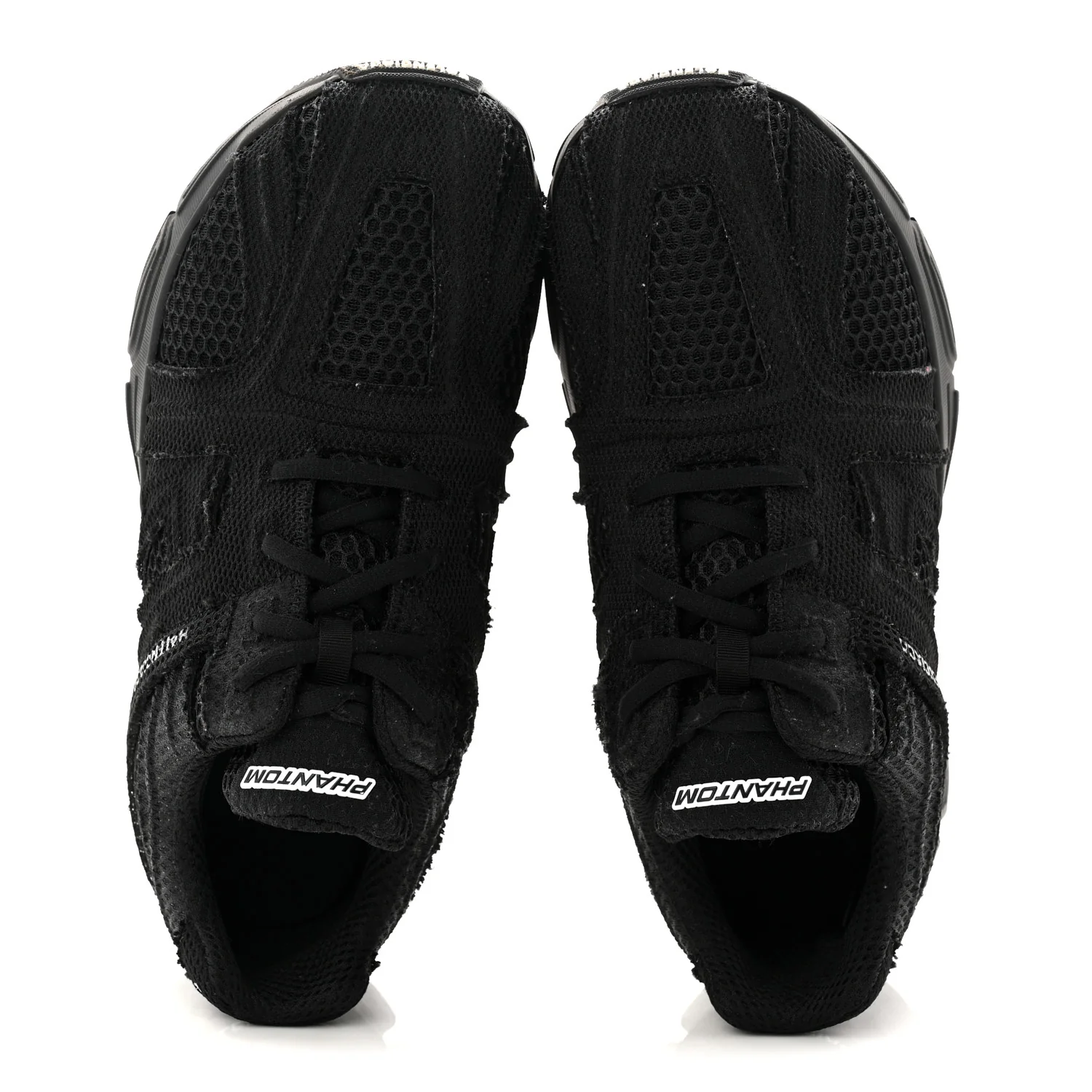 Fabric Mesh Womens Phantom Sneakers 37 Black - Image 5