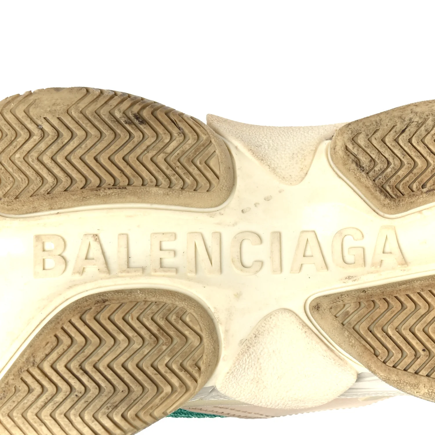 Fabric Mesh Womens Triple S Sneakers 40 Jaune Beige Vert Black Gris - Image 7