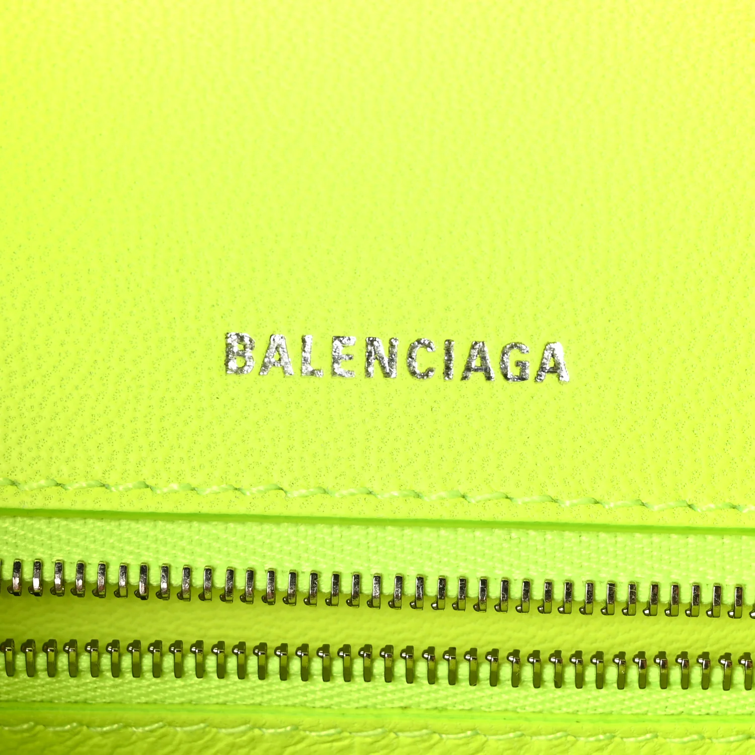 Faux Fur Medium Fluffy Hourglass Top Handle Bag Fluo Yellow - Image 6