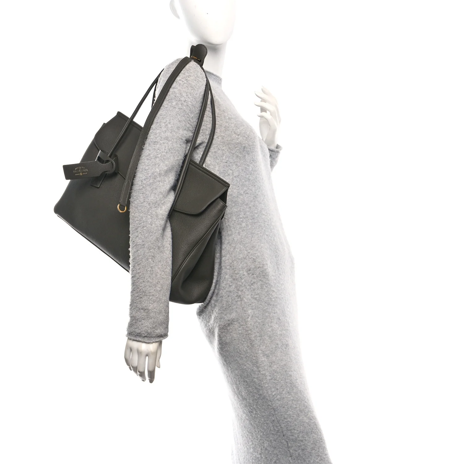 Grained Calfskin Carrie Cary All Bag Khaki - Image 2