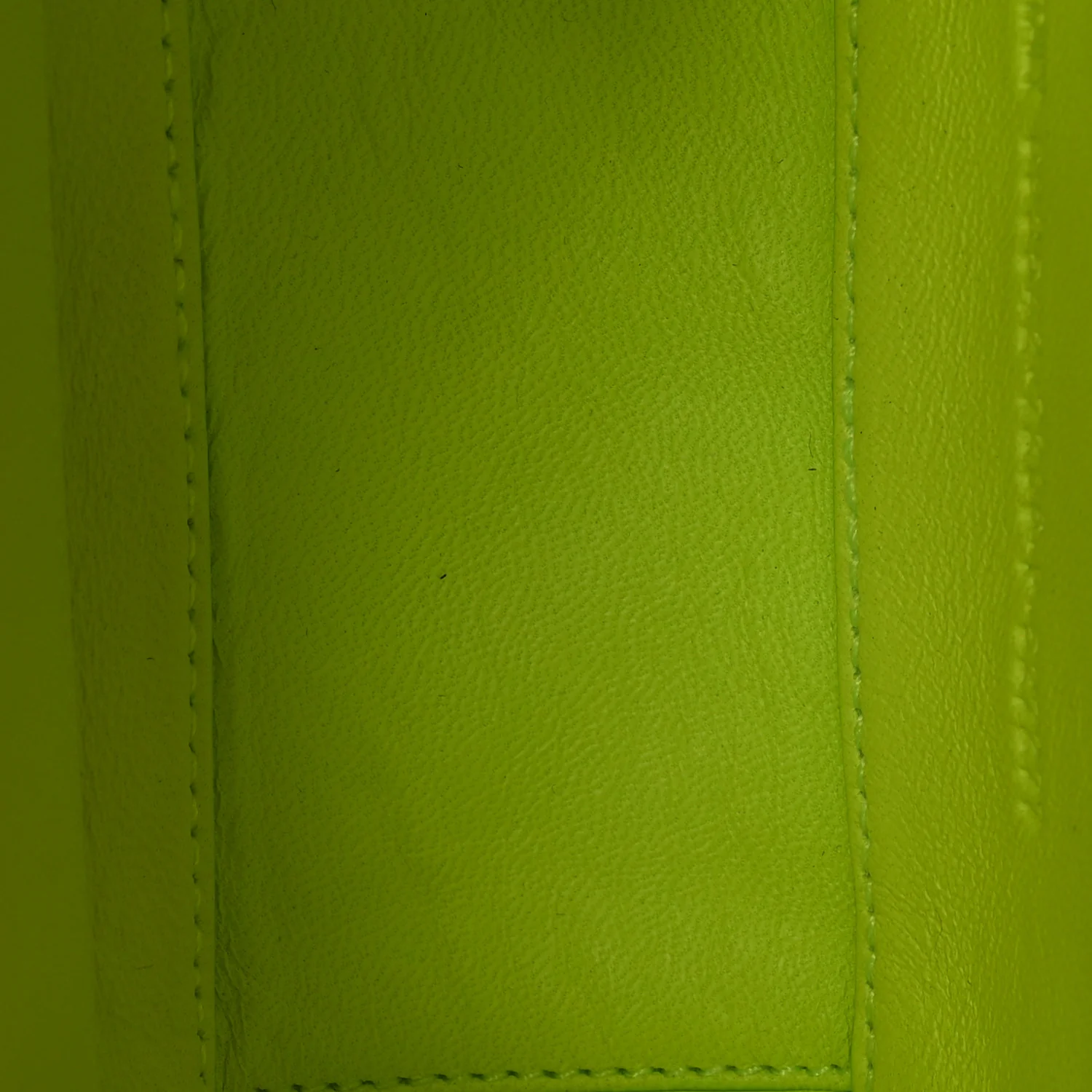 Grained Calfskin Embossed Car Camera Bag Yellow Fluo Black - Image 5