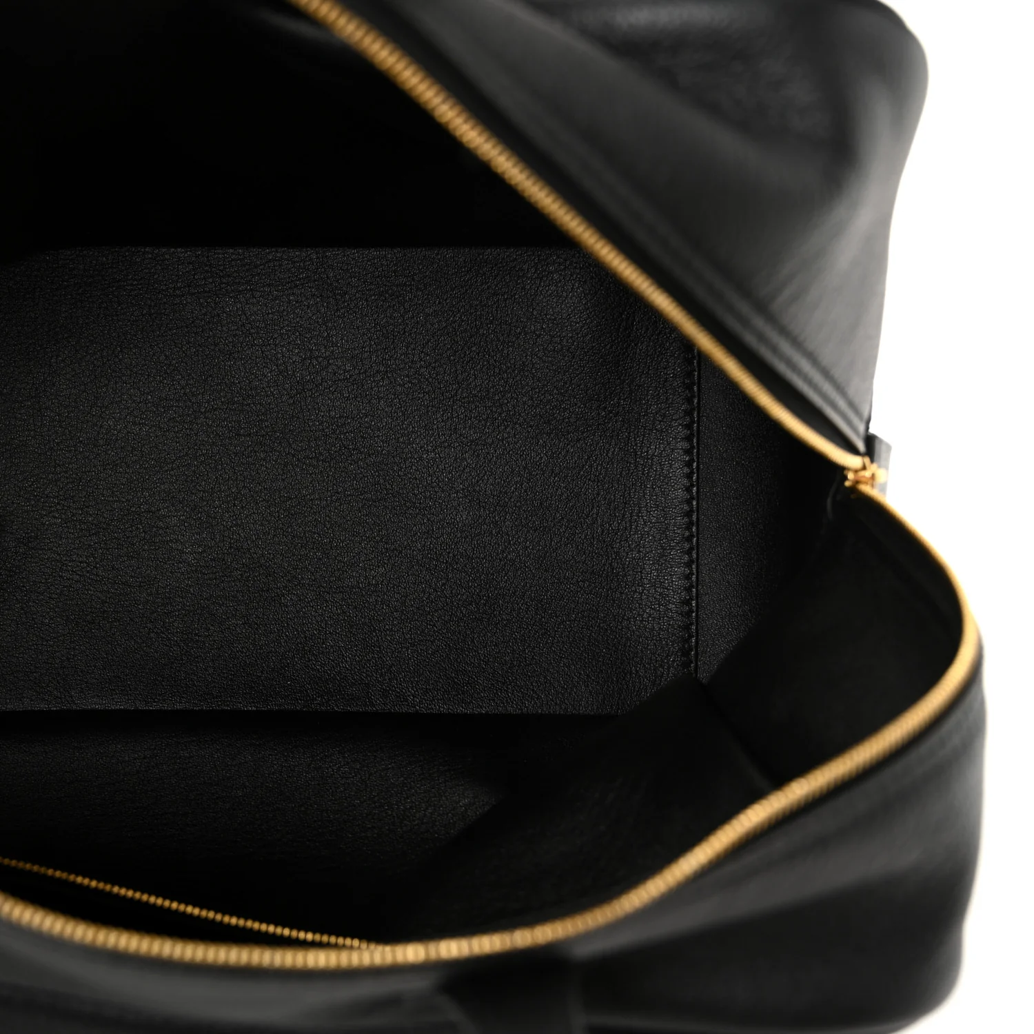 Grained Calfskin Medium Carrie Bowling Bag Black - Image 5