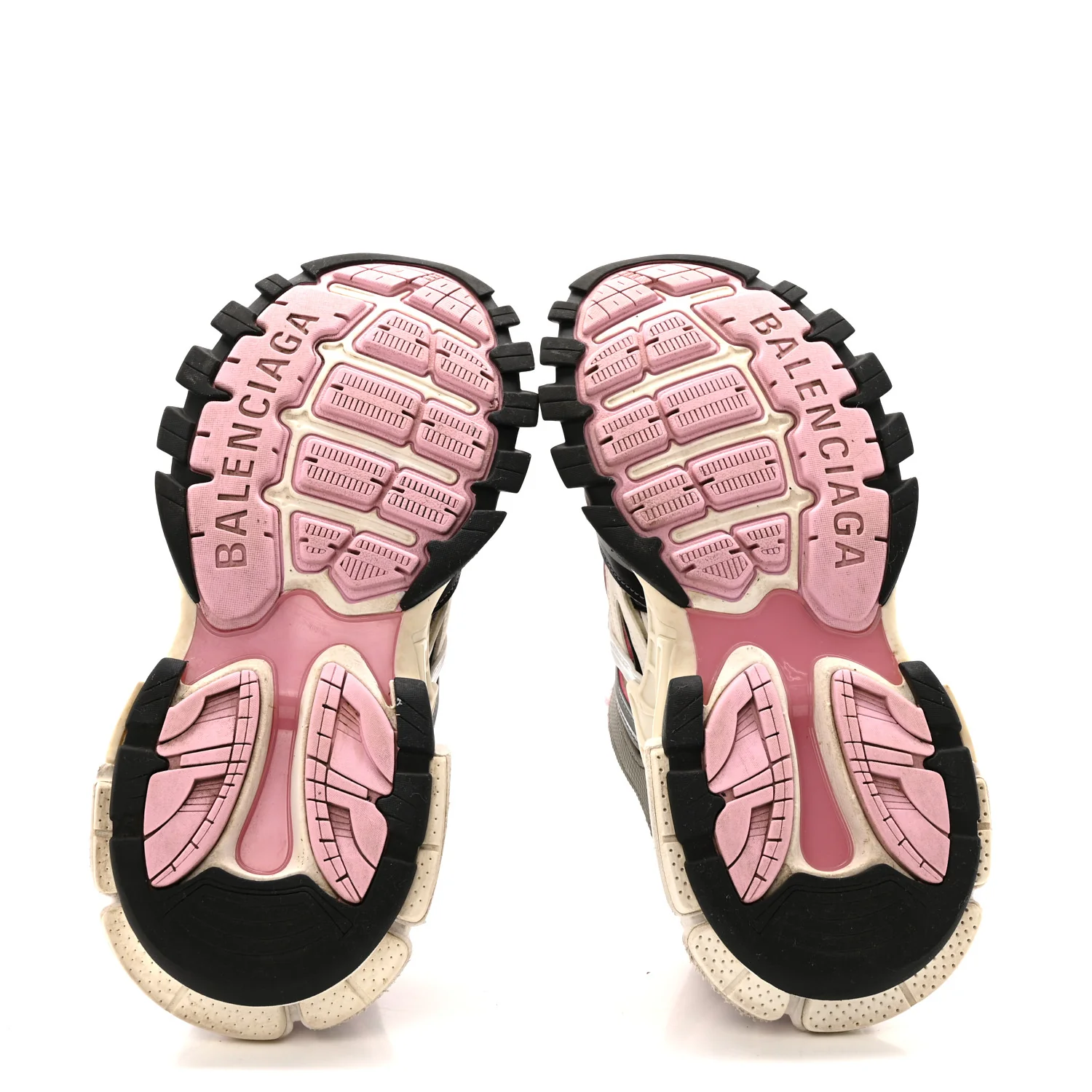 Mesh Nubuck Effect Fabric LED Womens Track Sneakers 38 Grey Pink Black - Image 6