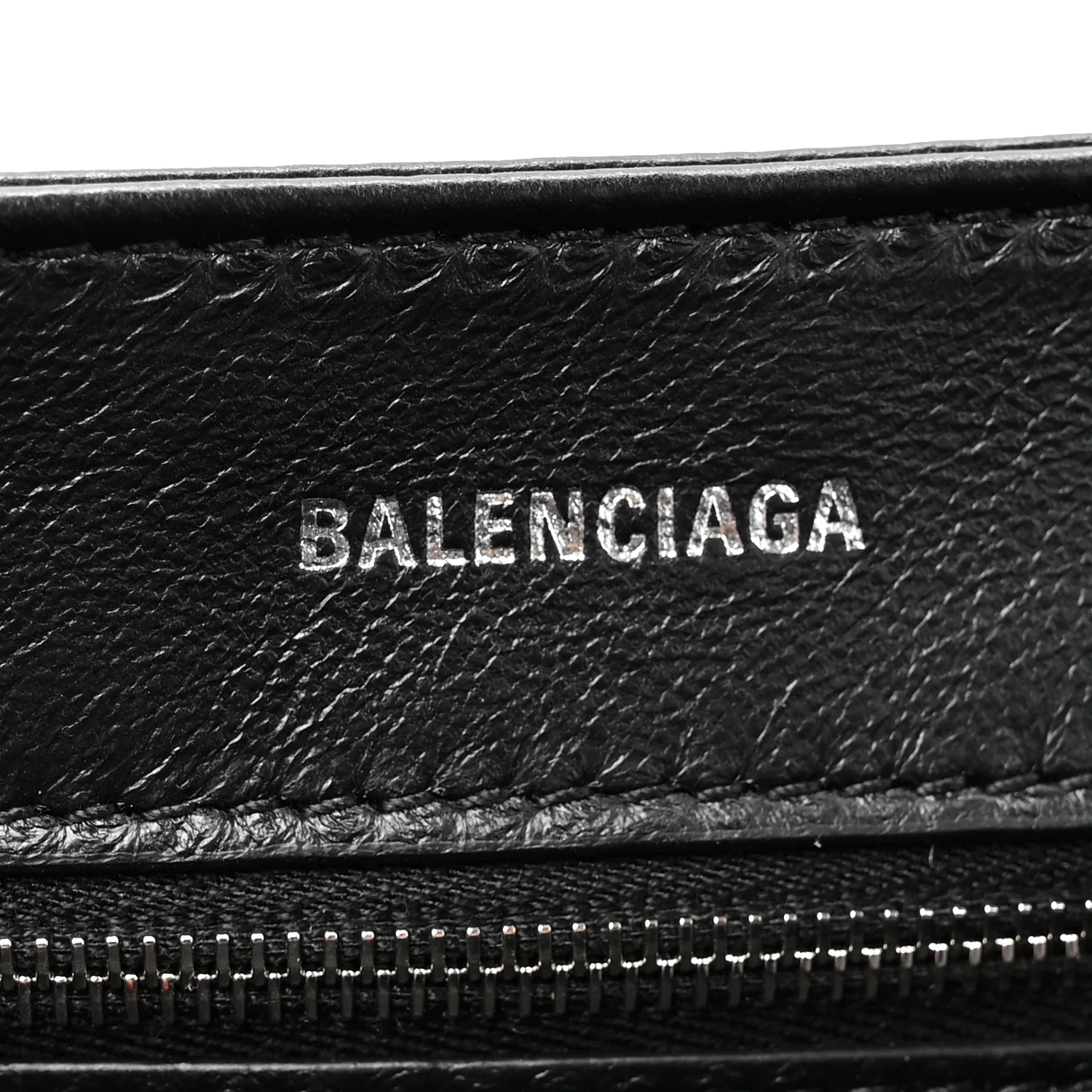Nappa Allover License BB Monogram Embossed Medium Triplet Bag Silver - Image 7