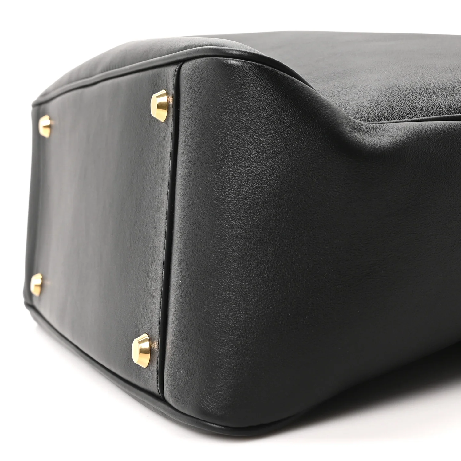 Natural Smooth Calfskin Medium Rodeo Hobo Black - Image 9