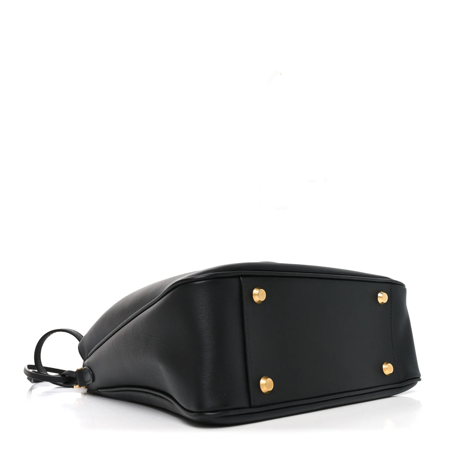 Natural Smooth Calfskin Small Rodeo Hobo Black - Image 5