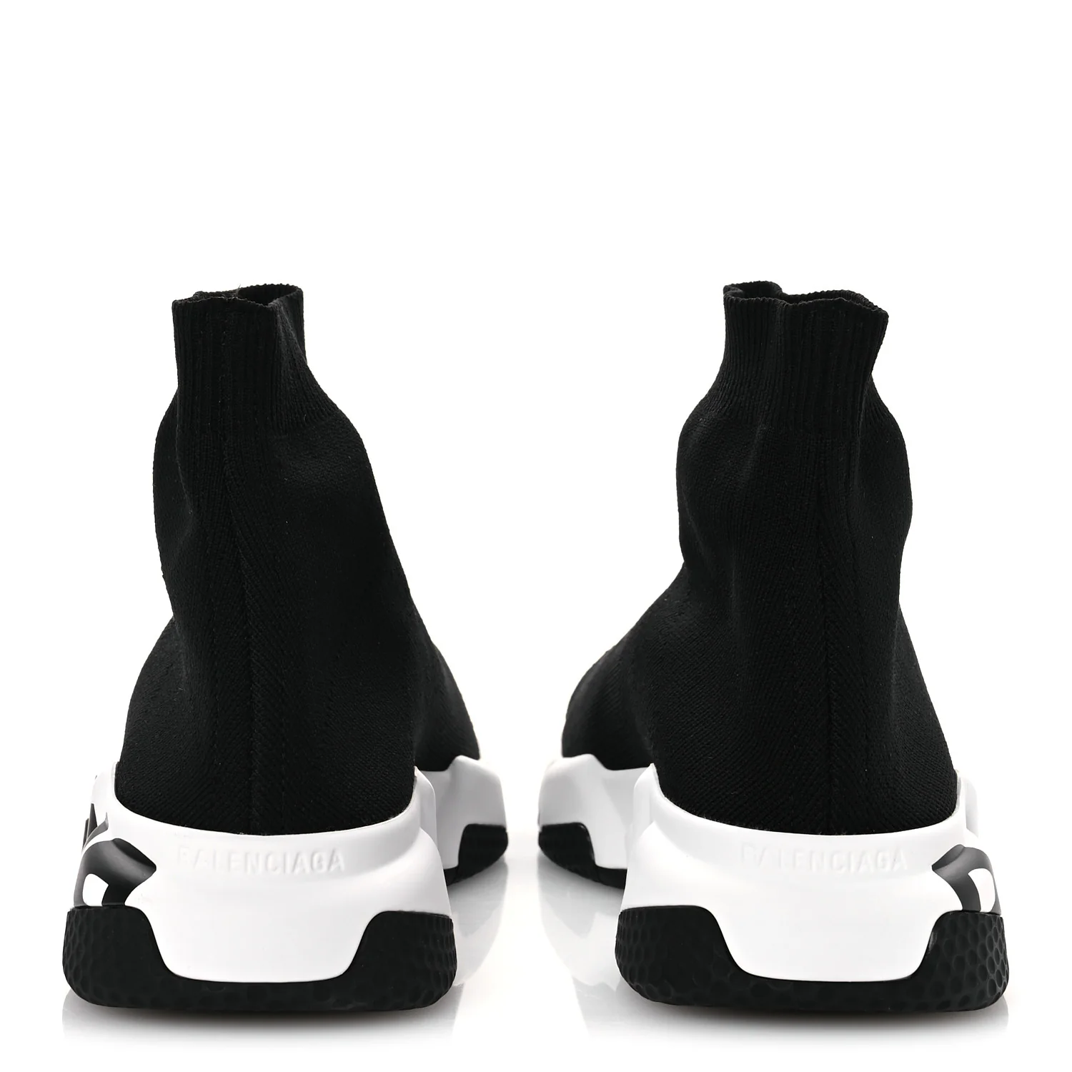 Neoprene Knit Womens Speed Graffiti Sneakers 40 Black White - Image 6