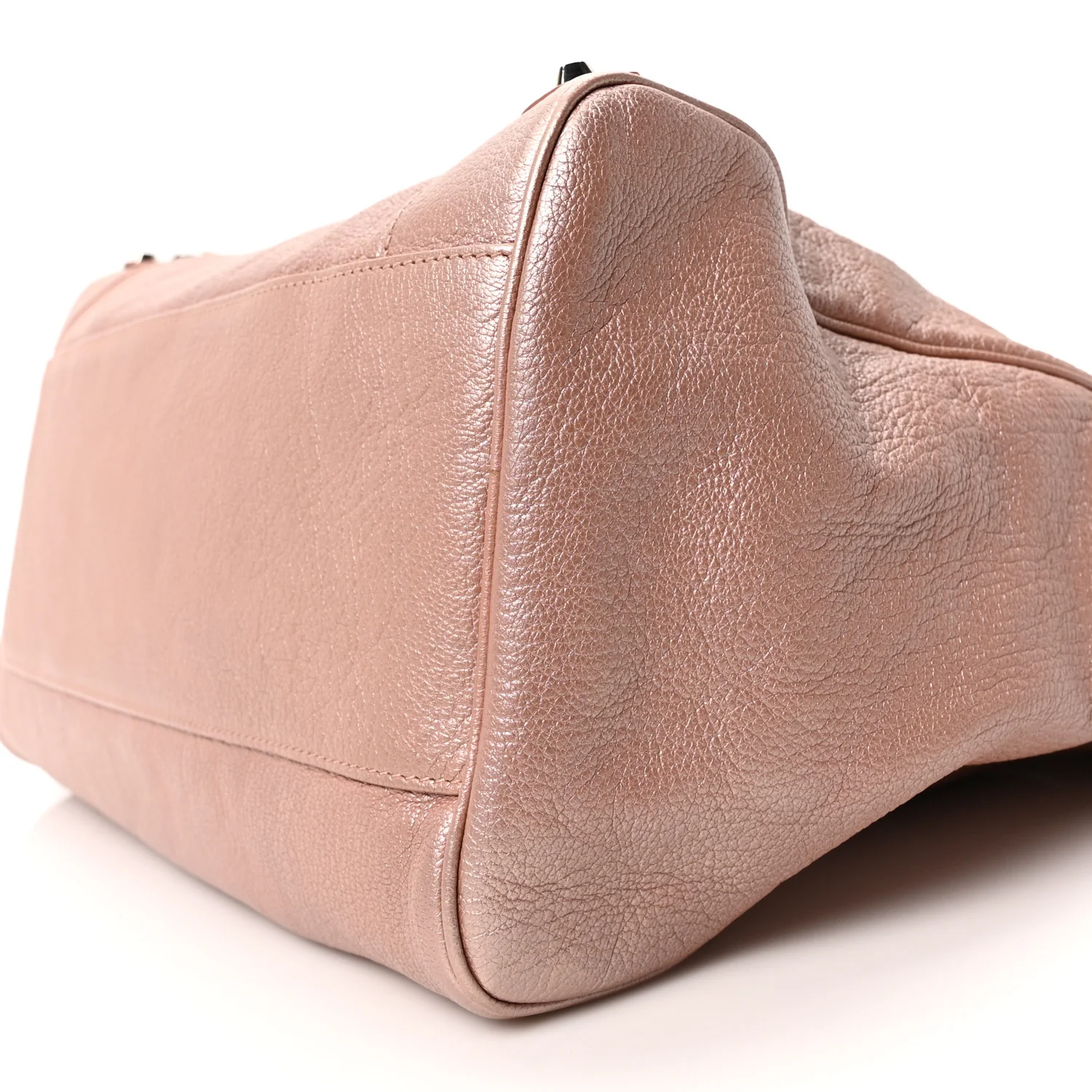 Pearlescent Goatskin Classic Palladium Hardware Velo Rose Rose Light - Image 11