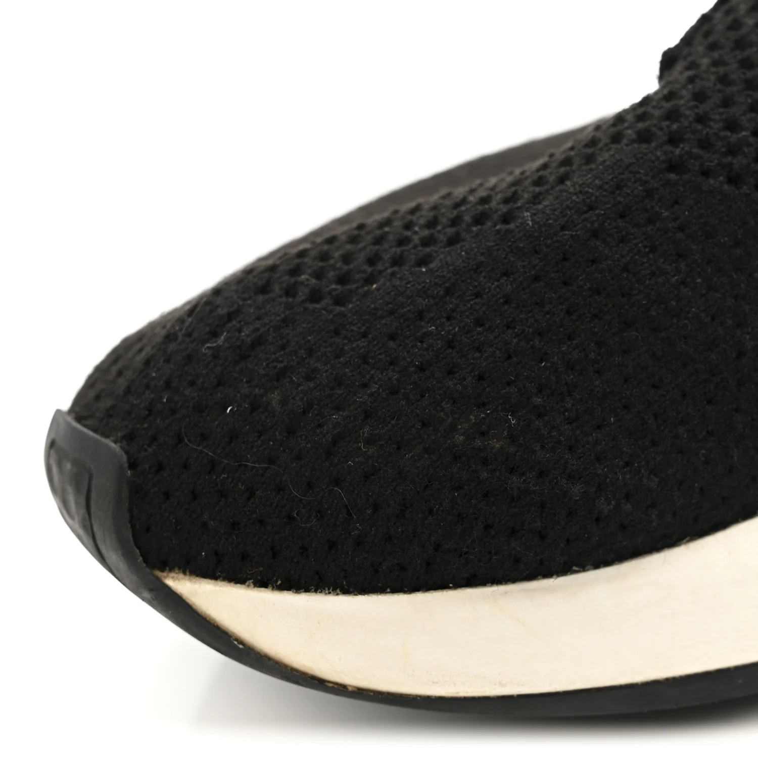 Recycled Knit Bi-Color Sole Womens Speed Lace Up Sneakers 39 Black White - Image 10