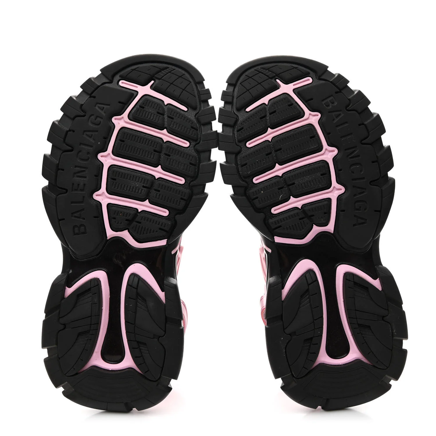 Rubber Neoprene Bi-Color Womens Track Sandals 37 Pink Black - Image 6