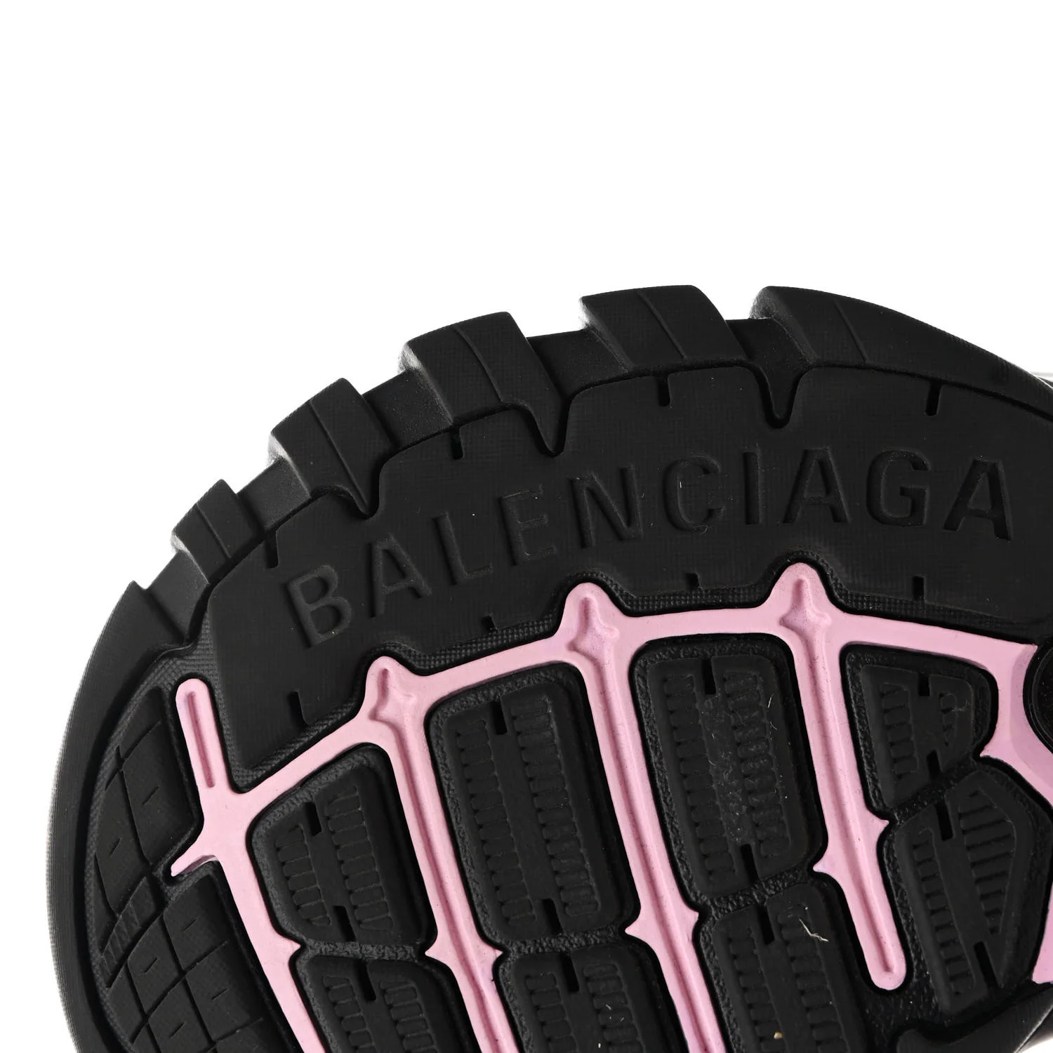Rubber Neoprene Bi-Color Womens Track Sandals 37 Pink Black - Image 7