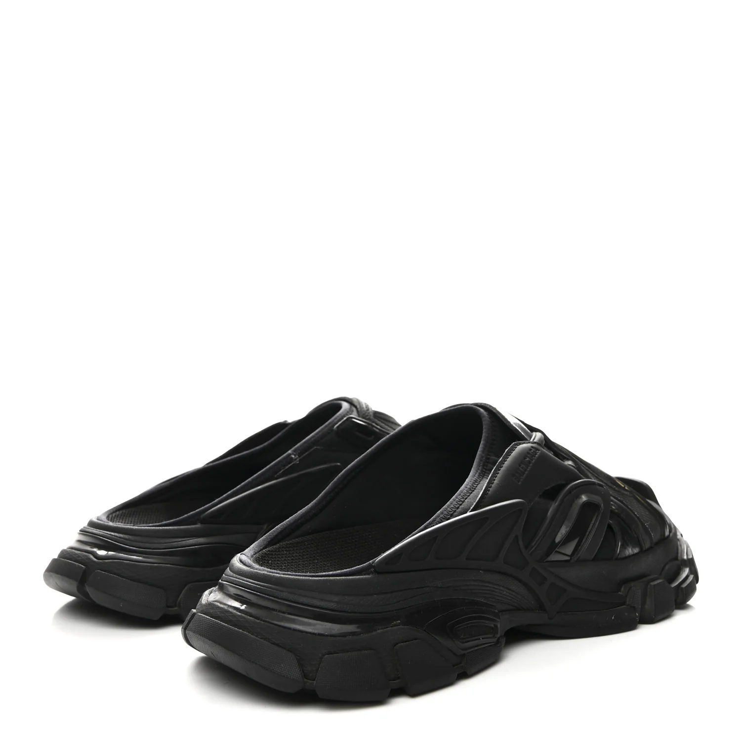 Rubber Track Slide Sandals 41 Black - Image 5