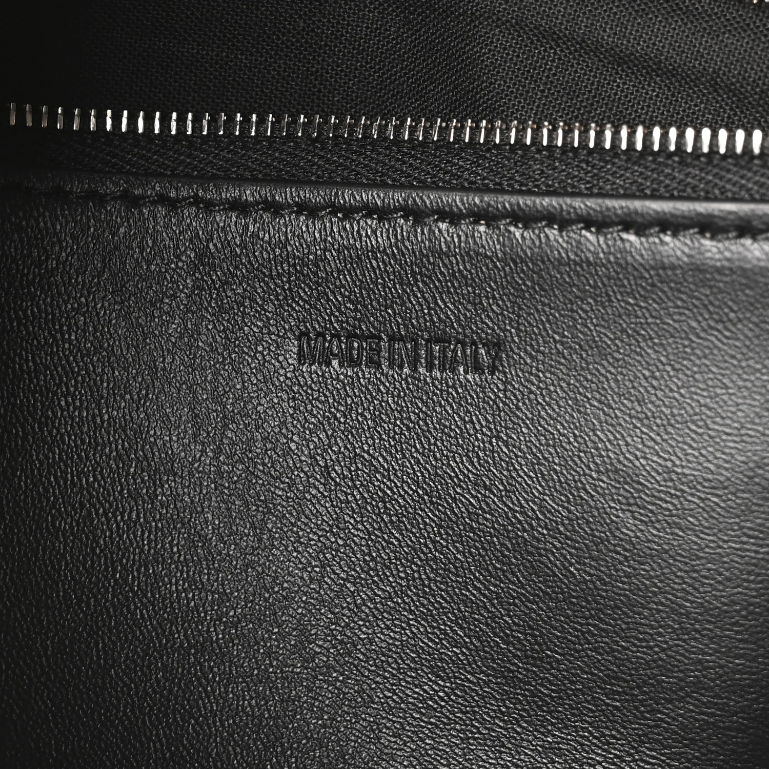 Semi Matte Soft Textured Calfskin Downtown Shoulder Bag Black - Image 7