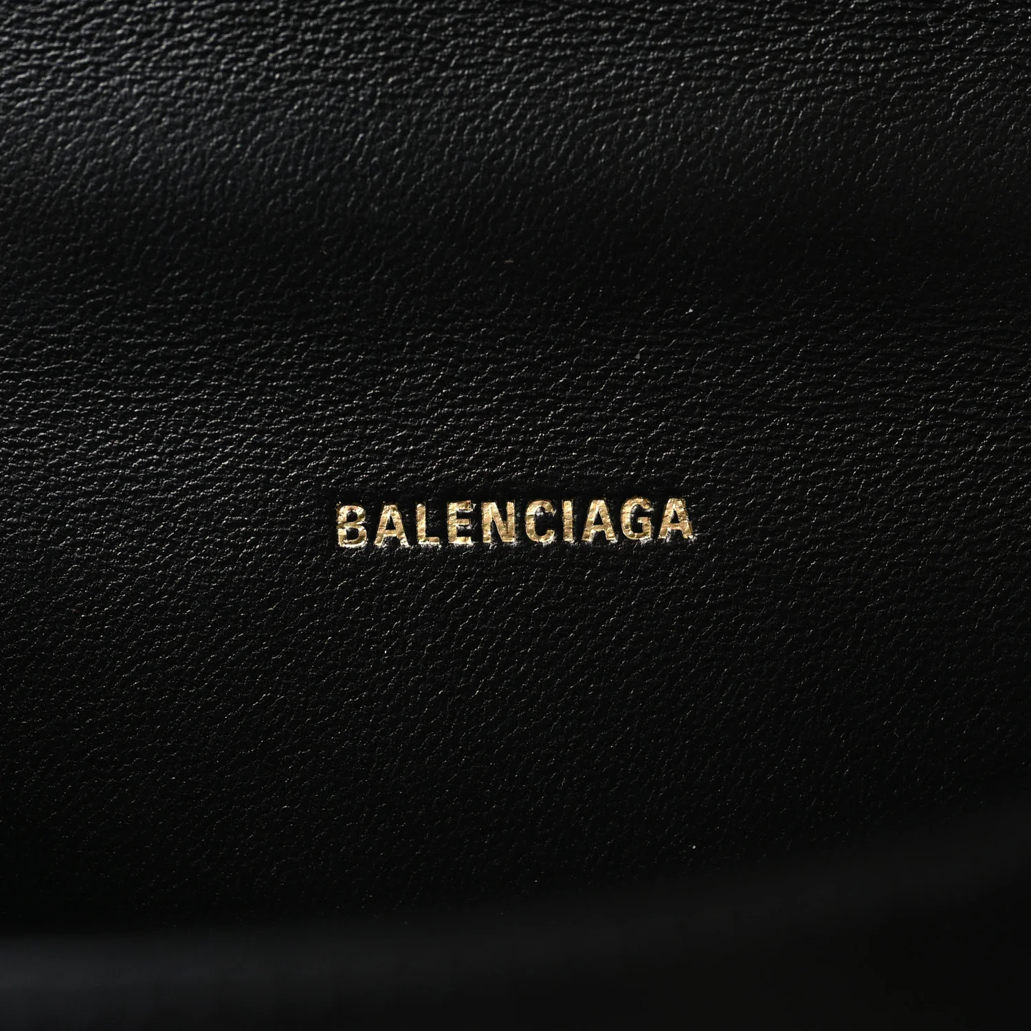 Shiny Box Calfskin Hourglass Top Handle Bag XS Black - Image 6