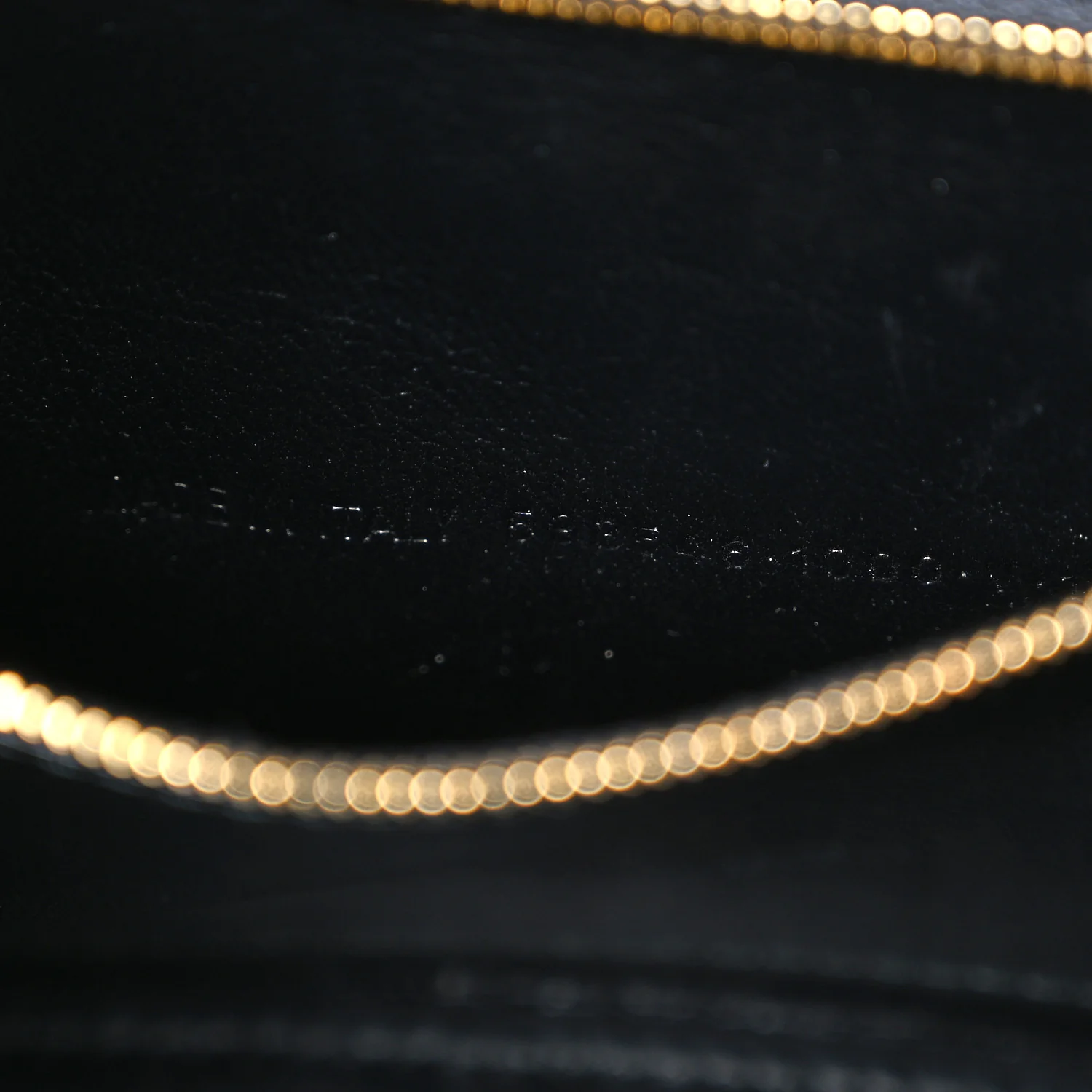Shiny Box Calfskin Small Hourglass Top Handle Bag Black - Image 7