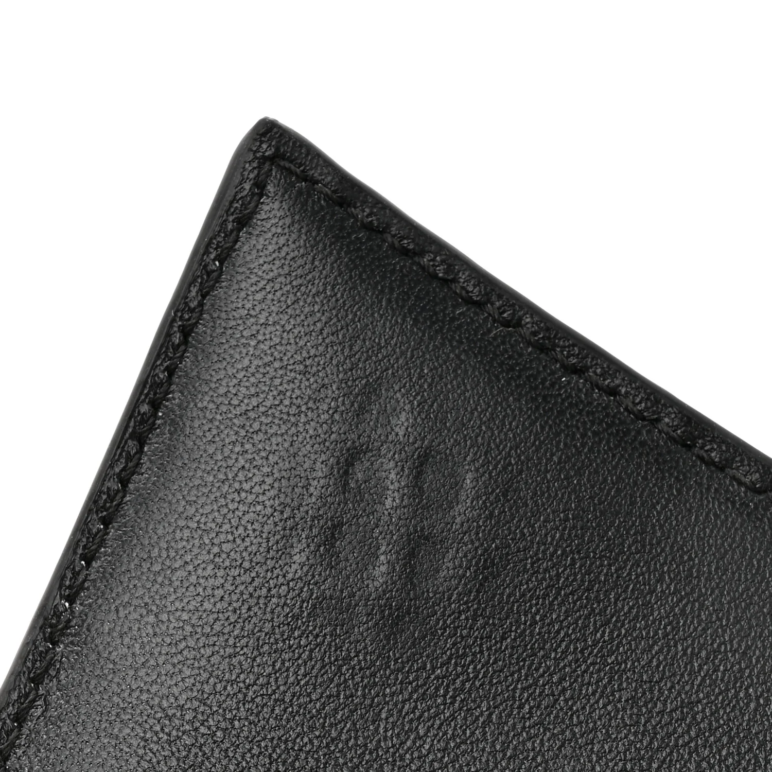 Shiny Calfskin Monochrome Crocodile Embossed Hourglass Chain Bag Black - Image 23