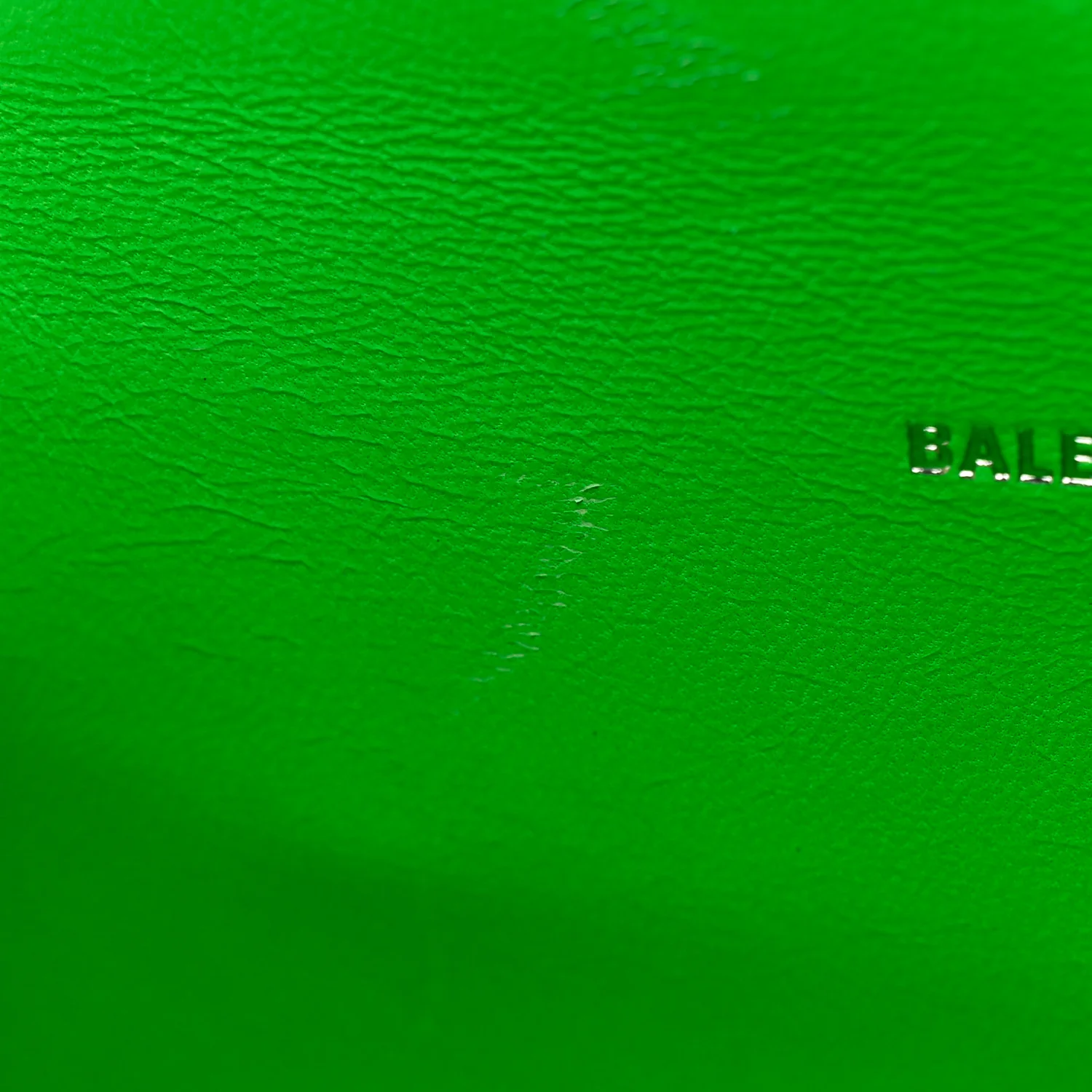 Shiny Calfskin Strass Crocodile Embossed Hourglass Top Handle Bag XS Fluo Green - Image 11