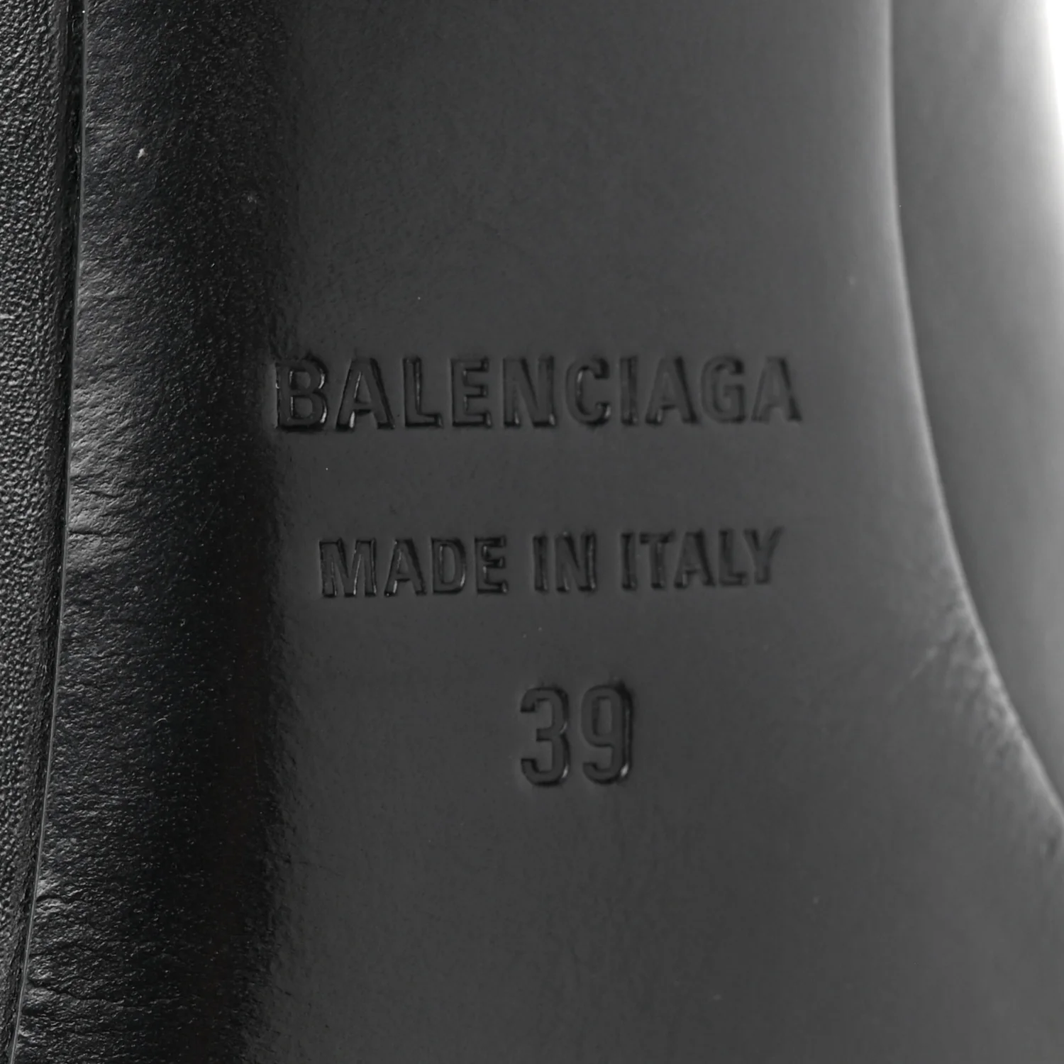 Shiny Soft Calfskin BB Flex 90mm Pumps 39 Black Gold - Image 7