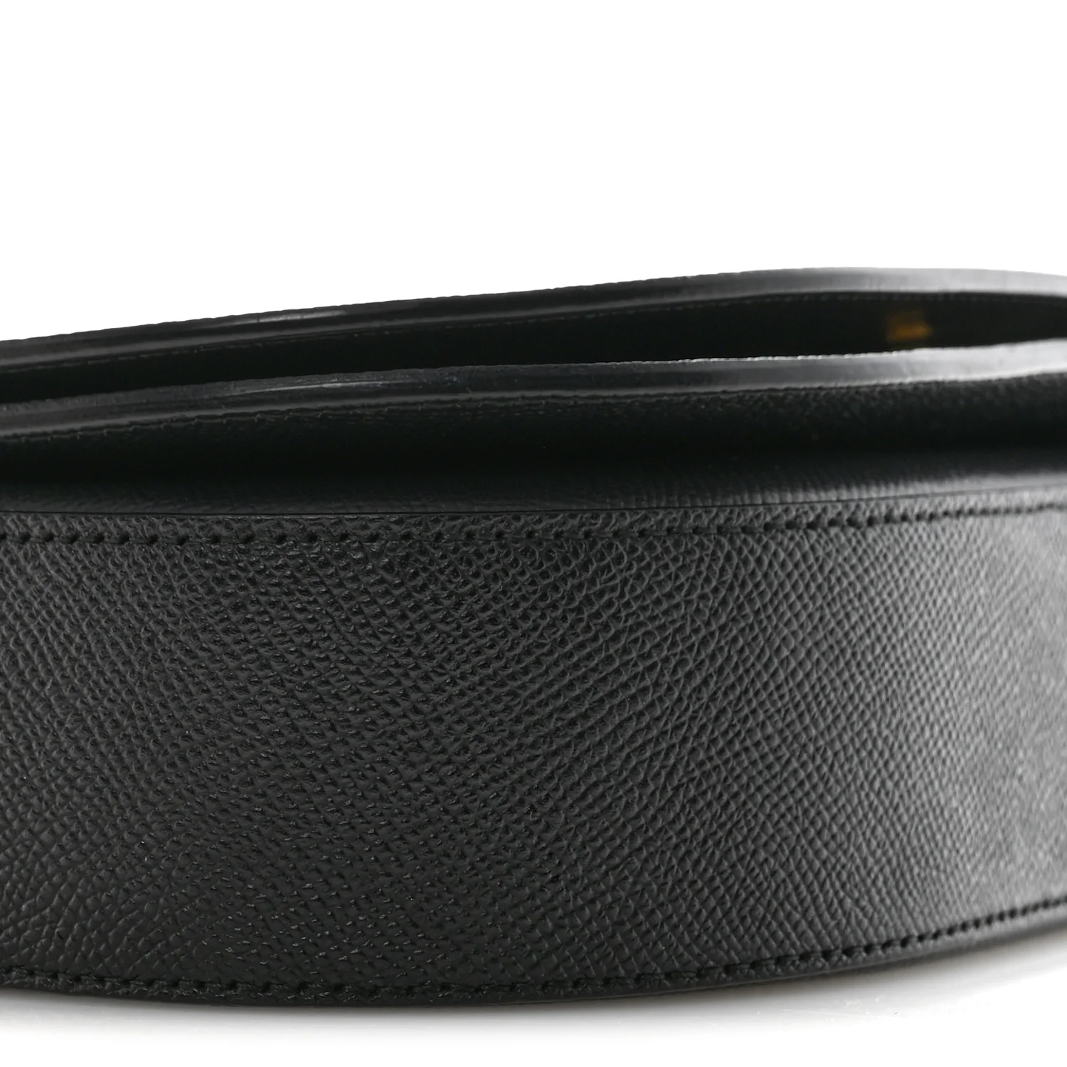 Signature Grained Calfskin Logo S Ville Day Bag Black - Image 8
