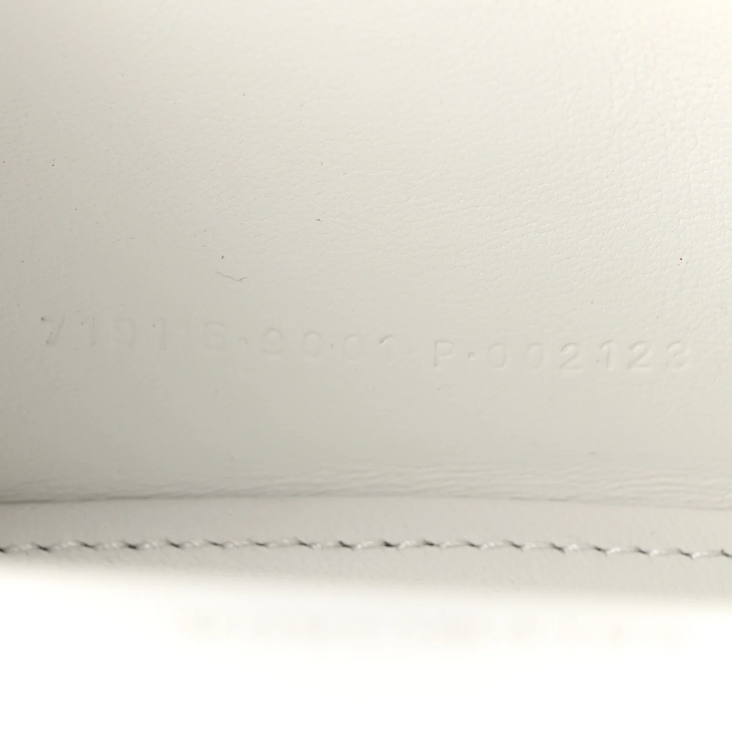 Smooth Calfskin Crystal Diagonal Allover Logo Hourglass Top Handle Bag XS Optic White - Image 8