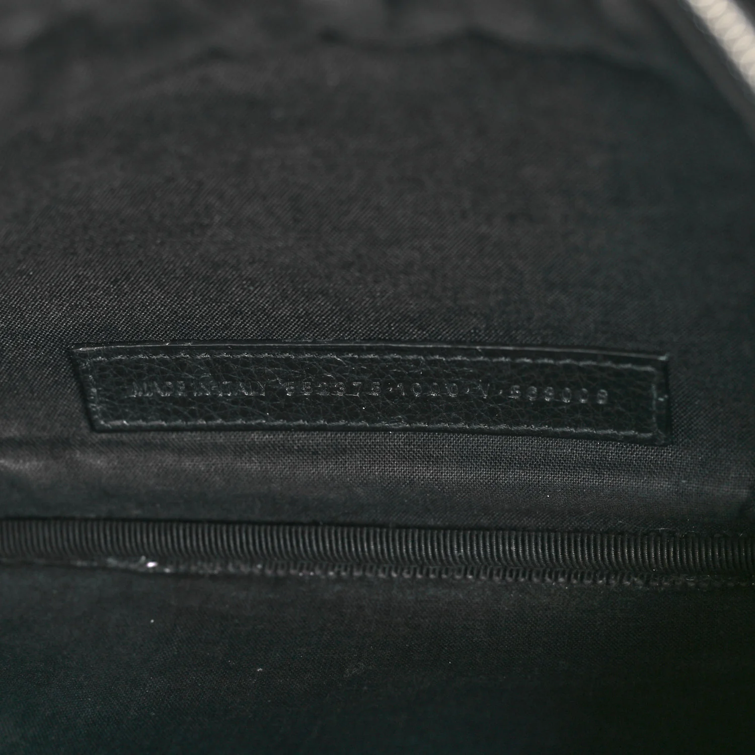 Smooth Calfskin Logo Large Everyday Beltpack Black White - Image 7