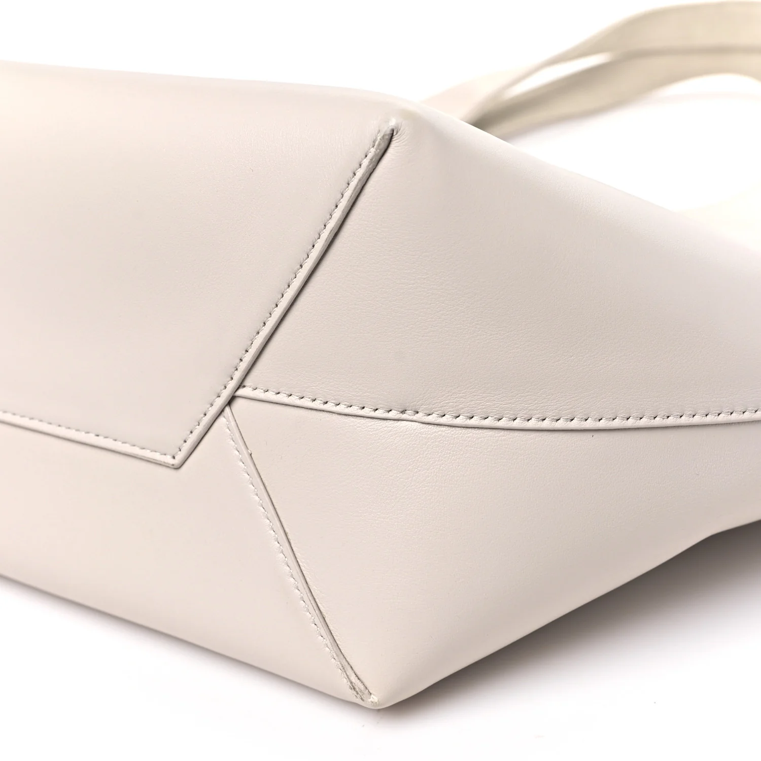 Smooth Calfskin Mary Kate Tote White - Image 10