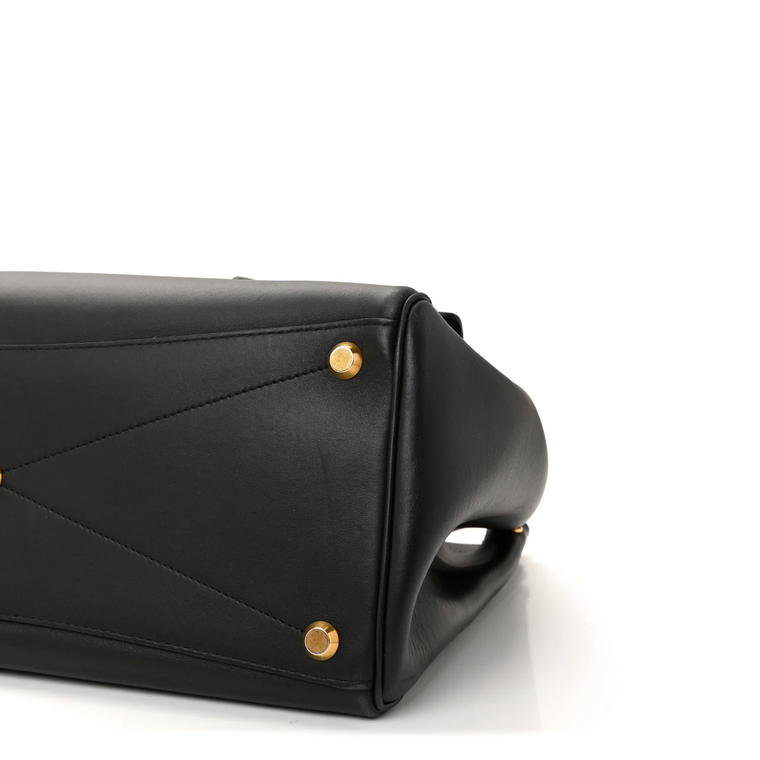 Smooth Calfskin Medium Bel Air Carry All Bag Black - Image 16