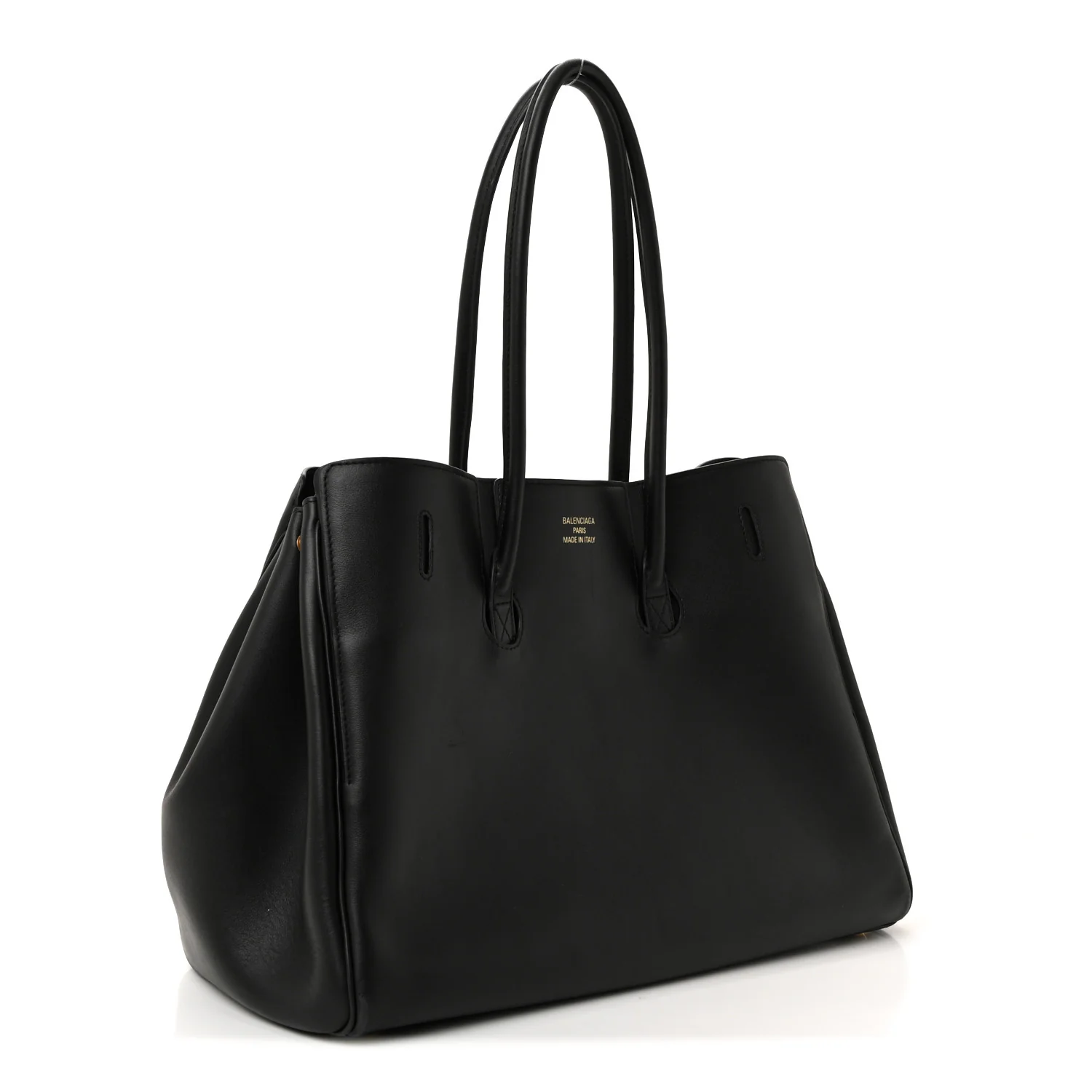 Smooth Calfskin Medium Bel Air Carry All Bag Black - Image 4