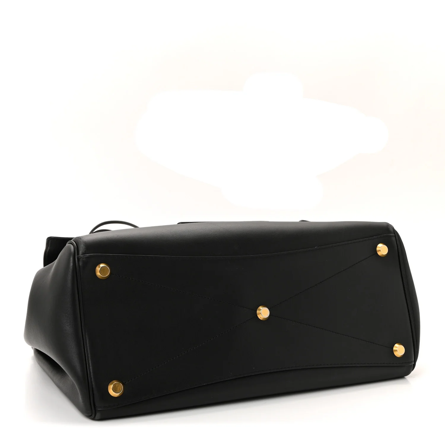 Smooth Calfskin Medium Bel Air Carry All Bag Black - Image 6