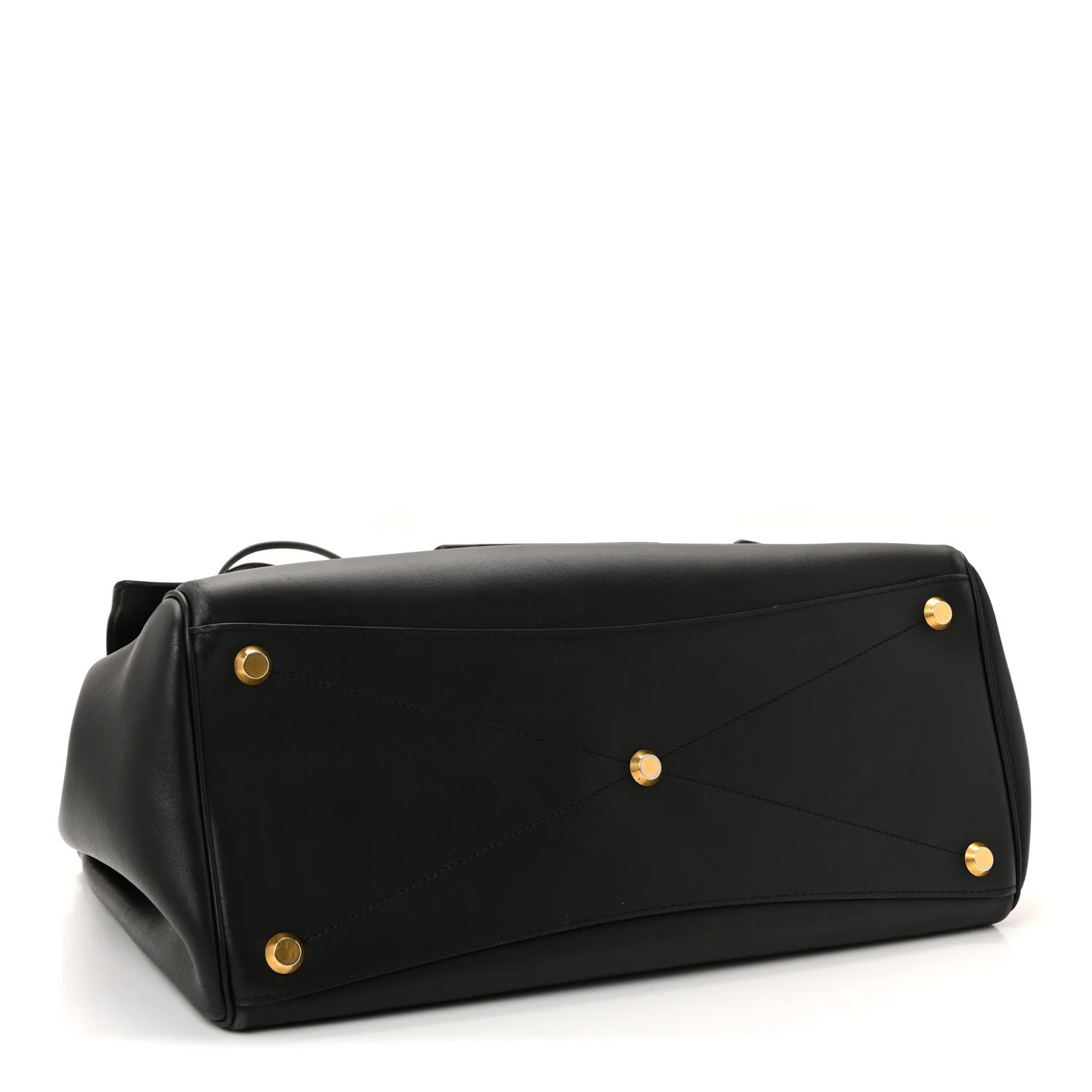 Smooth Calfskin Medium Bel Air Carry All Bag Black - Image 7