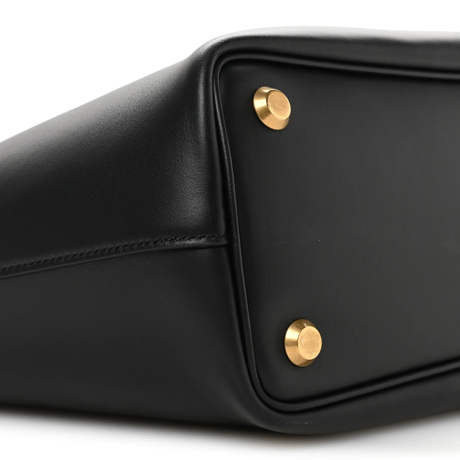 Smooth Calfskin Medium Bel Tote Bag Black - Image 8