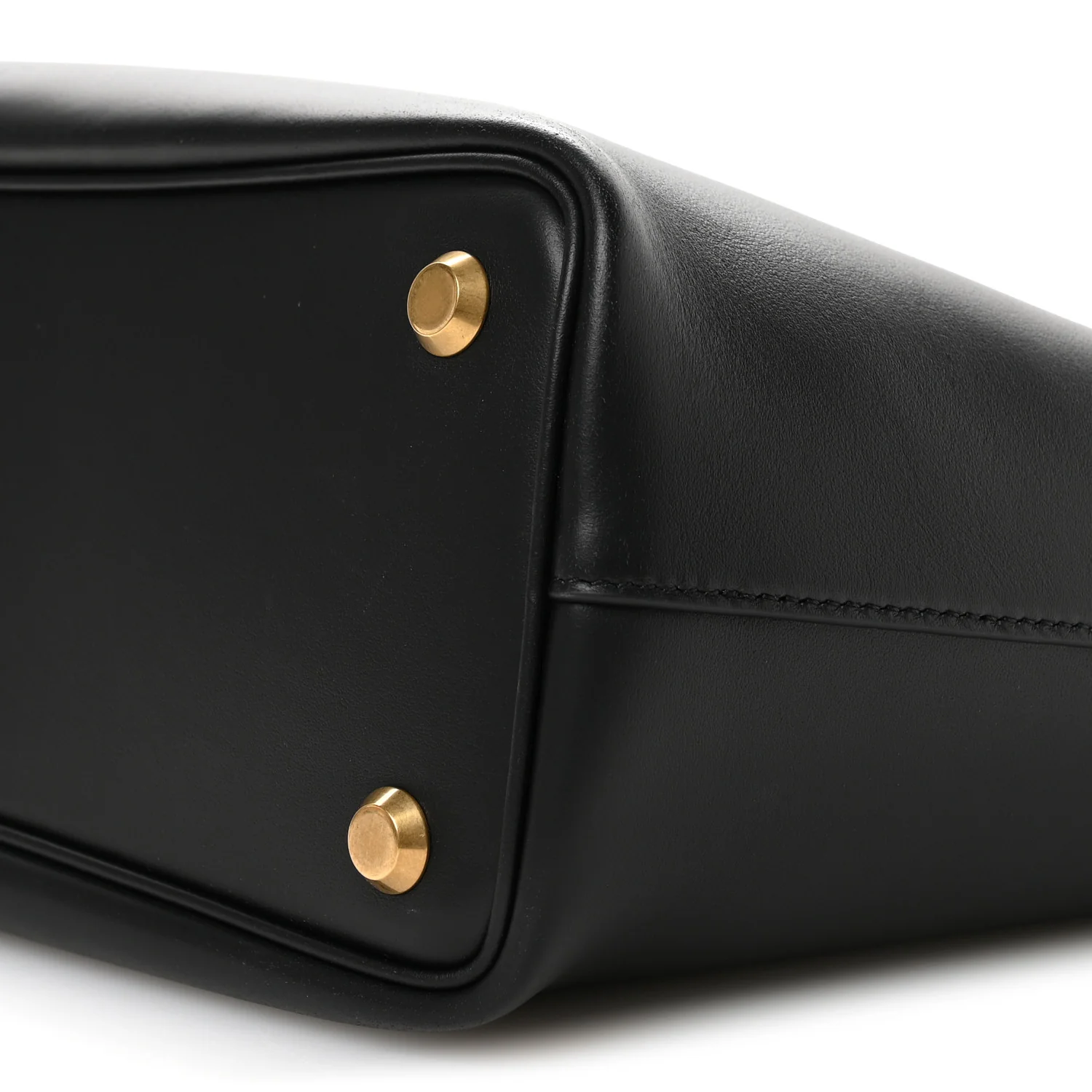 Smooth Calfskin Medium Bel Tote Bag Black - Image 9