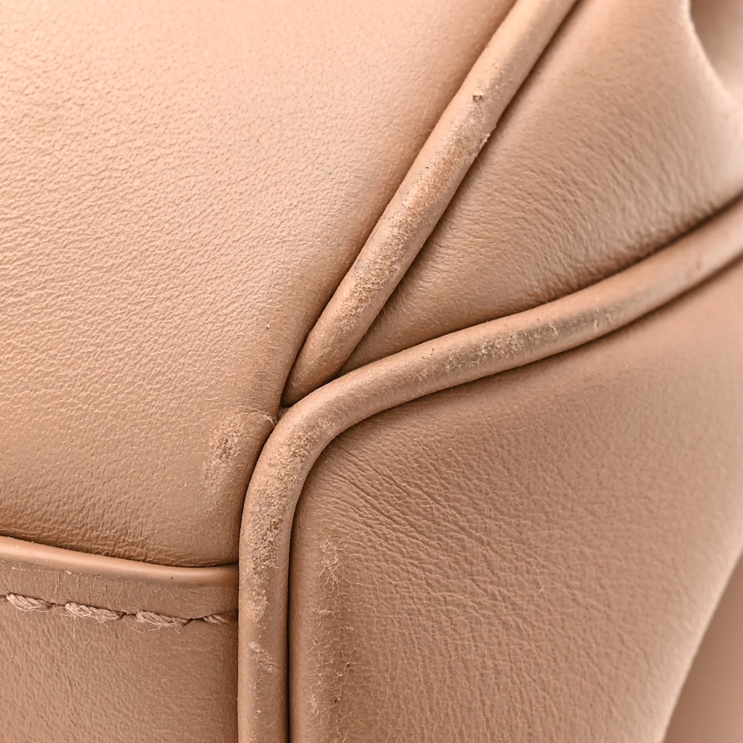 Smooth Calfskin Medium Rodeo Top Handle Handbag Latte - Image 11
