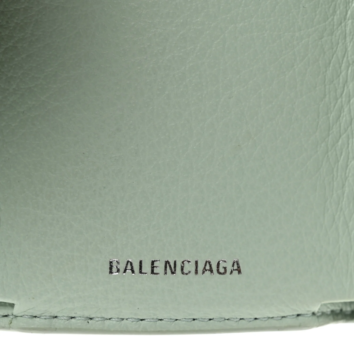 Smooth Calfskin Mini Papier Wallet Light Mint - Image 6