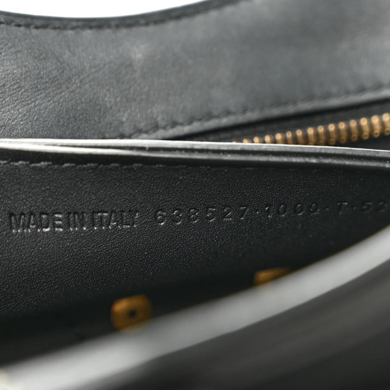 Smooth Calfskin Neo Classic Brass Hardware Nano City Crossbody Black - Image 7