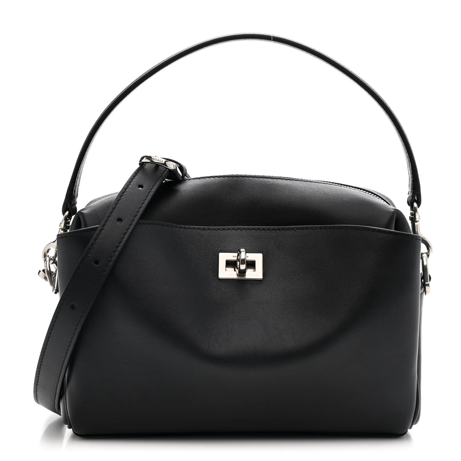 Smooth Calfskin Rodeo Camera Bag Black