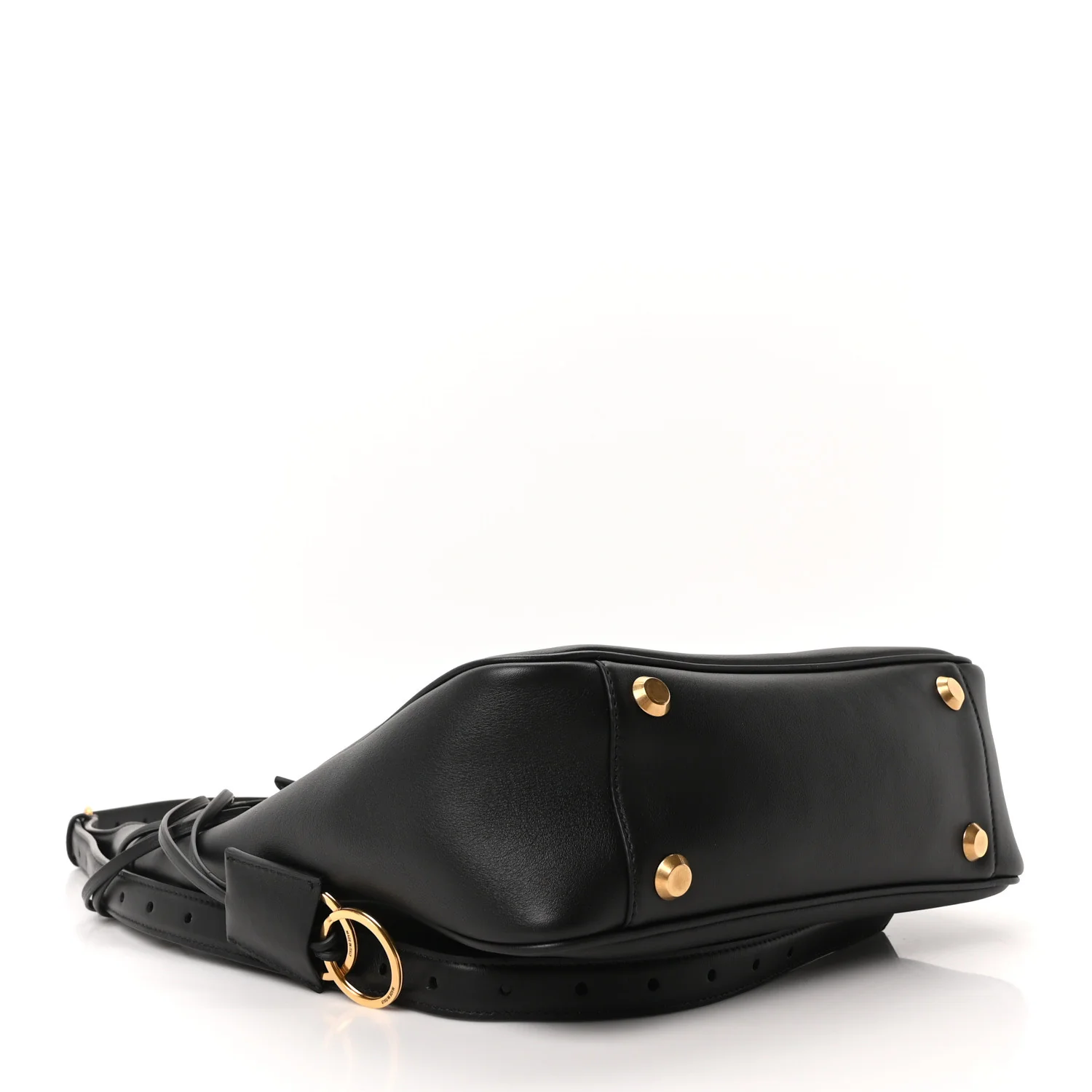 Smooth Calfskin Small Be Air Hobo Black - Image 4