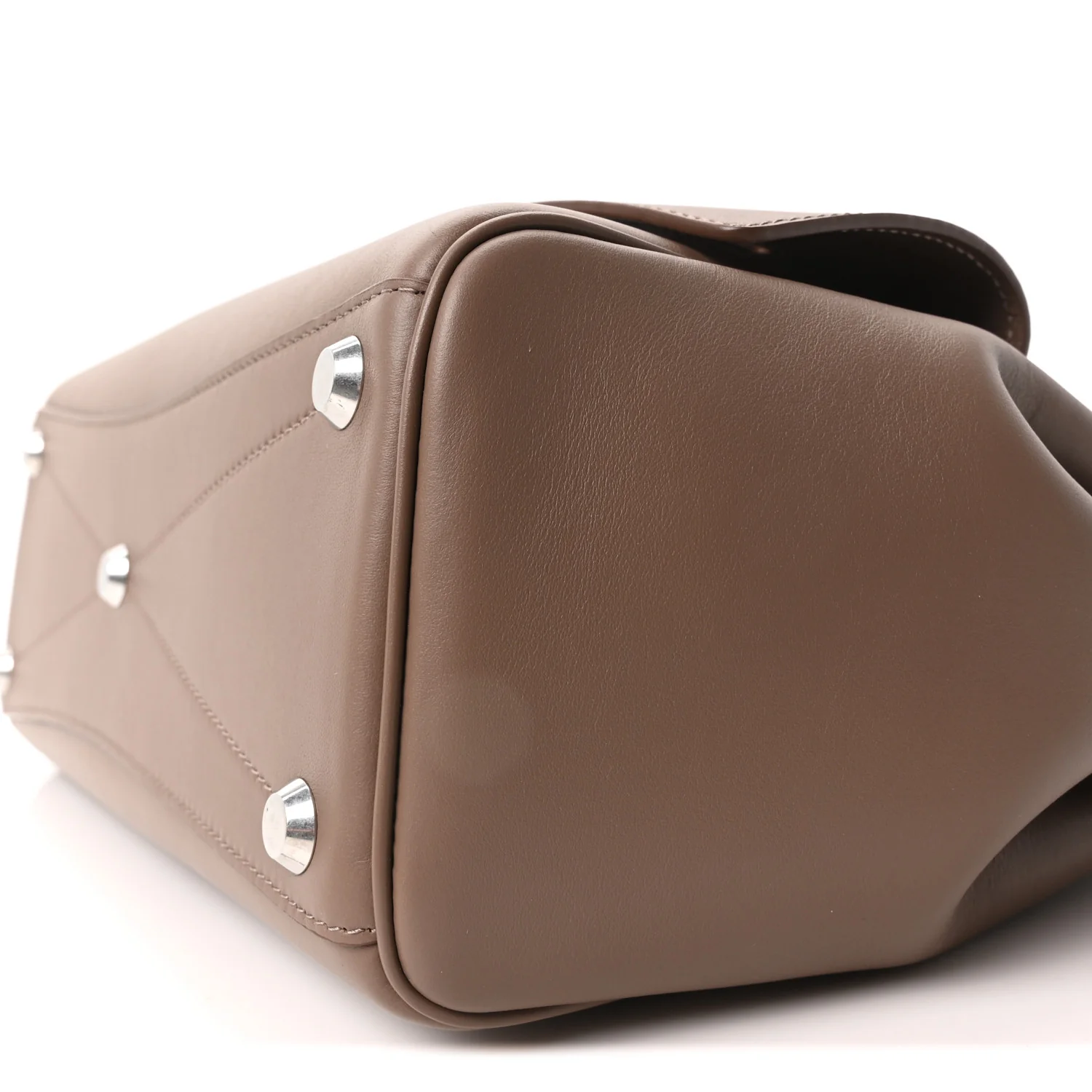 Smooth Calfskin Small Bel Air Carry All Bag Taupe - Image 10