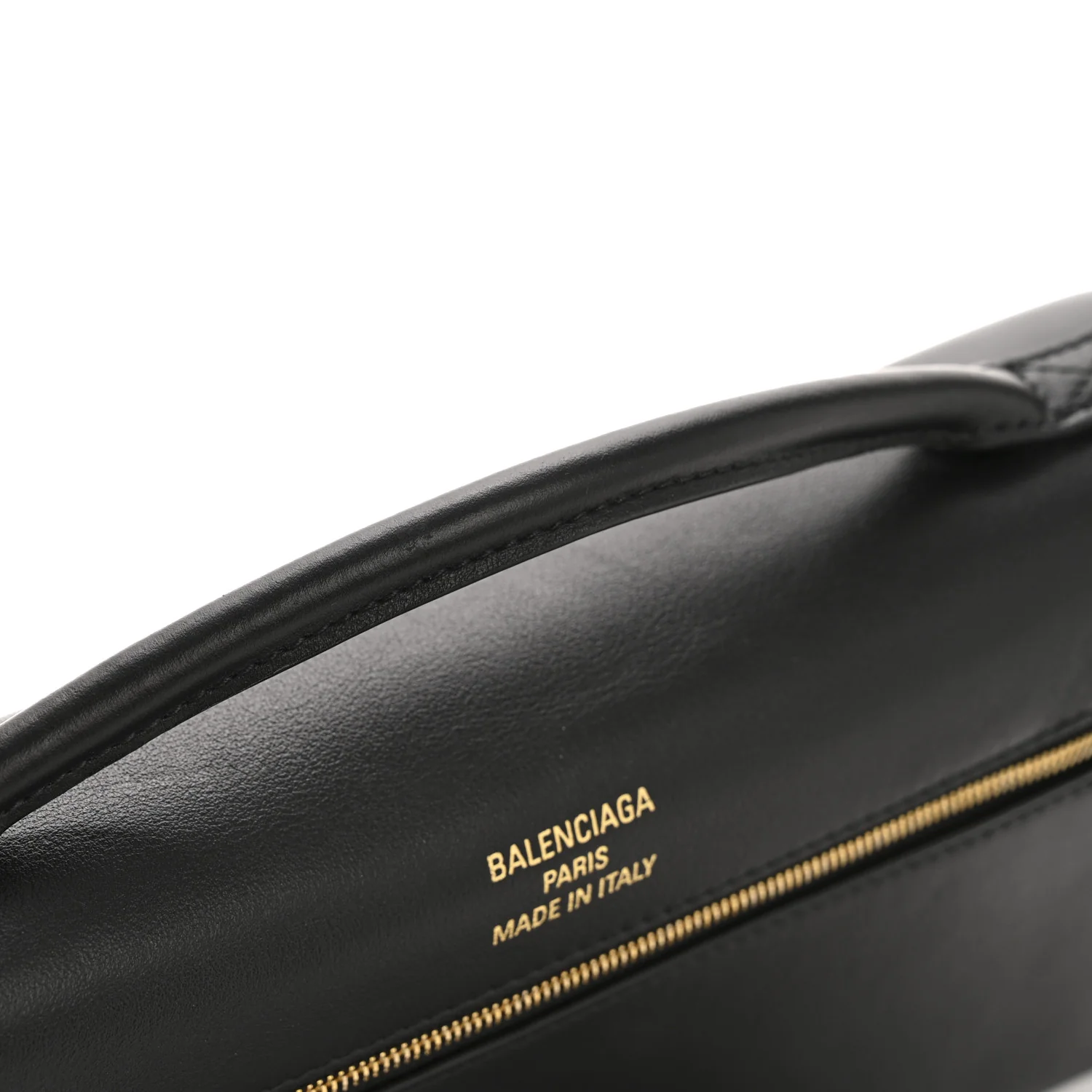 Smooth Calfskin Small Bel Air Clutch On Strap Black - Image 12