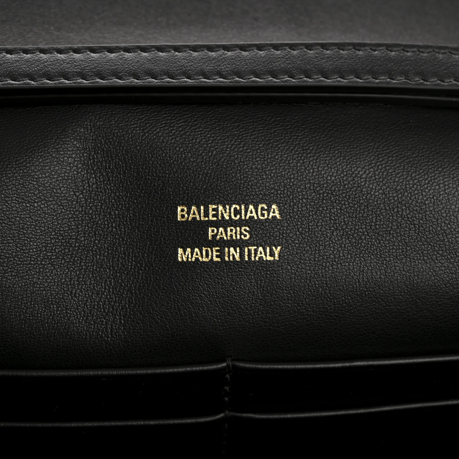 Smooth Calfskin Small Bel Air Clutch On Strap Black - Image 6