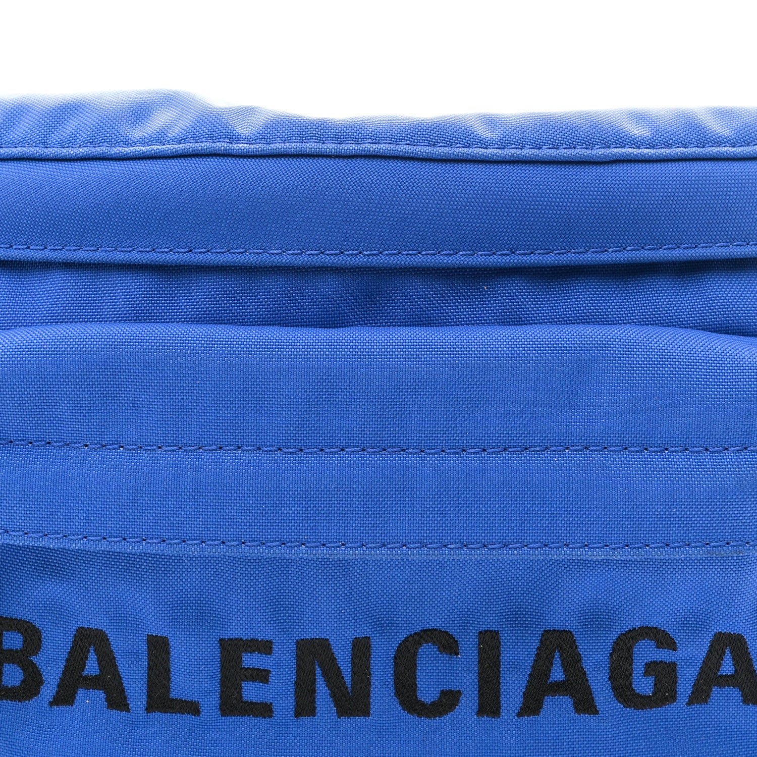 Sport Nylon Logo Embroidered Wheel Beltpack Electric Blue Black - Image 8