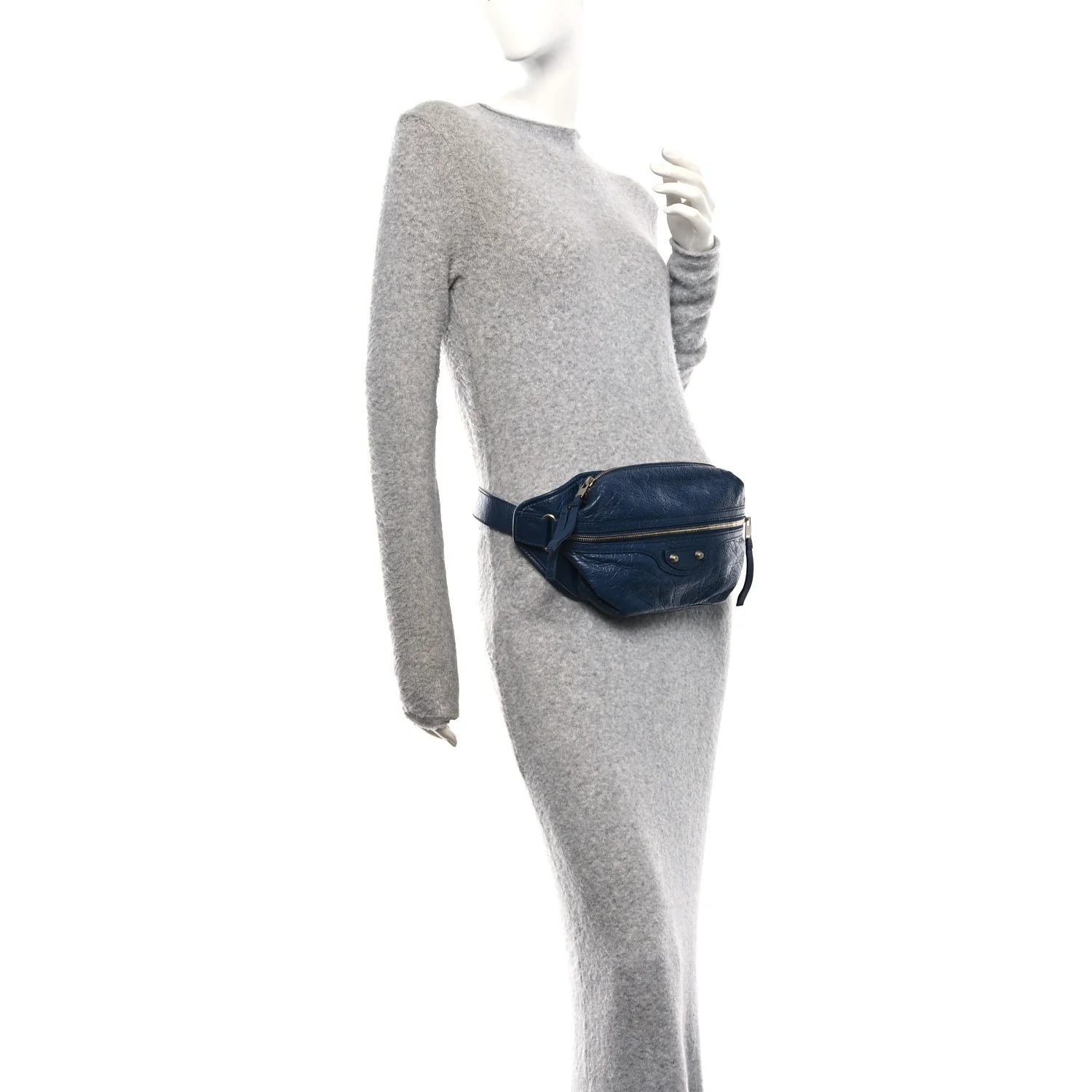 Stadio Classic Silver Hardware Neo Lift Hip Bag Bleu Roi - Image 2