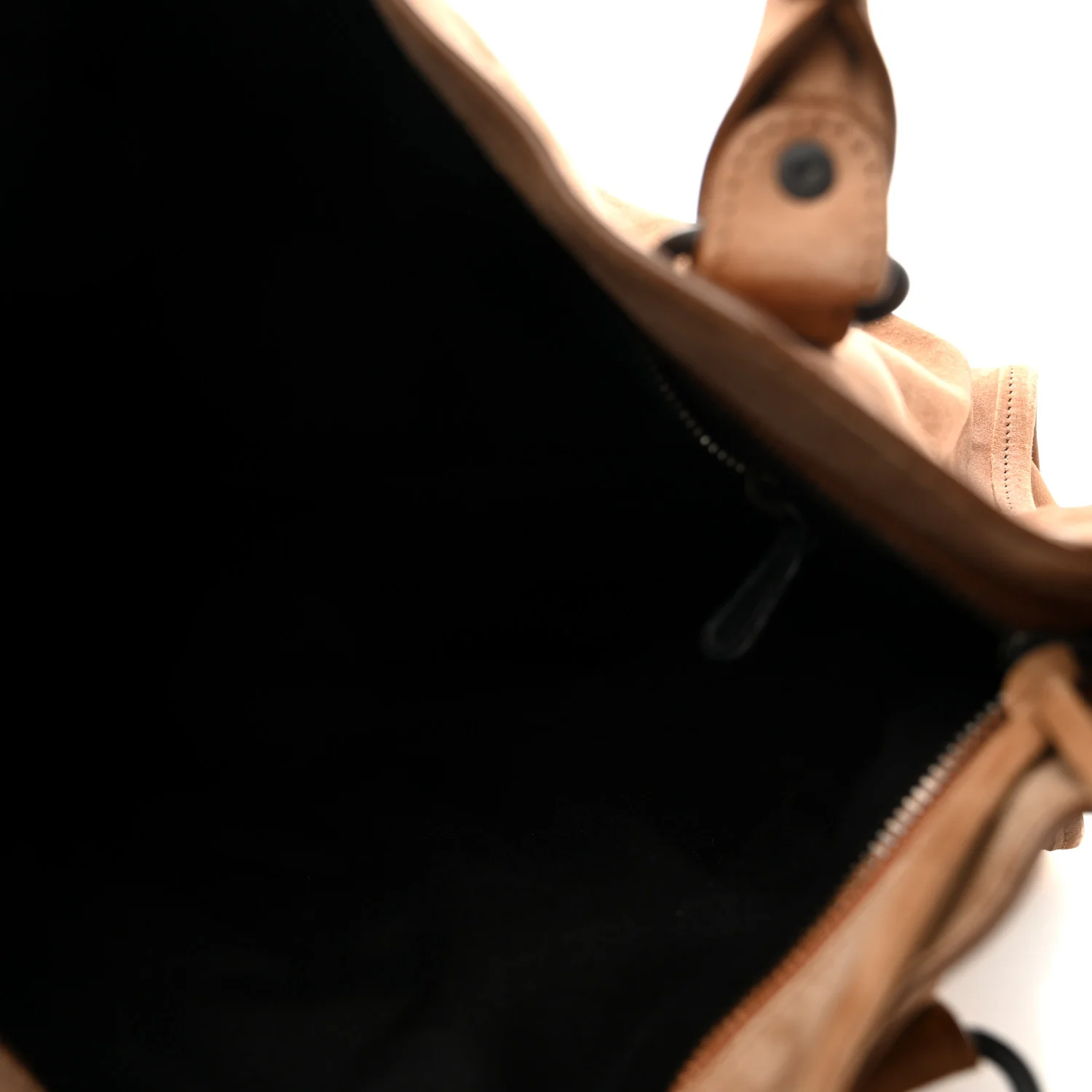 Suede Calfskin Classic Hardware Medium Le City Camel - Image 5