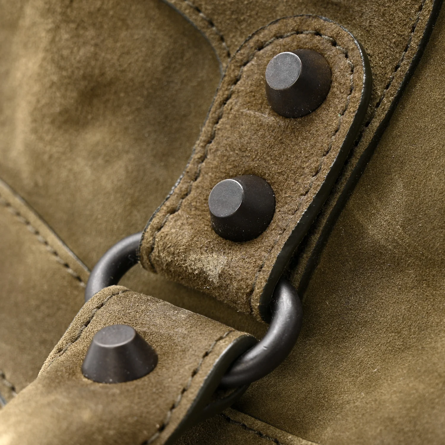 Suede Calfskin Classic Hardware Medium Le City Khaki - Image 13